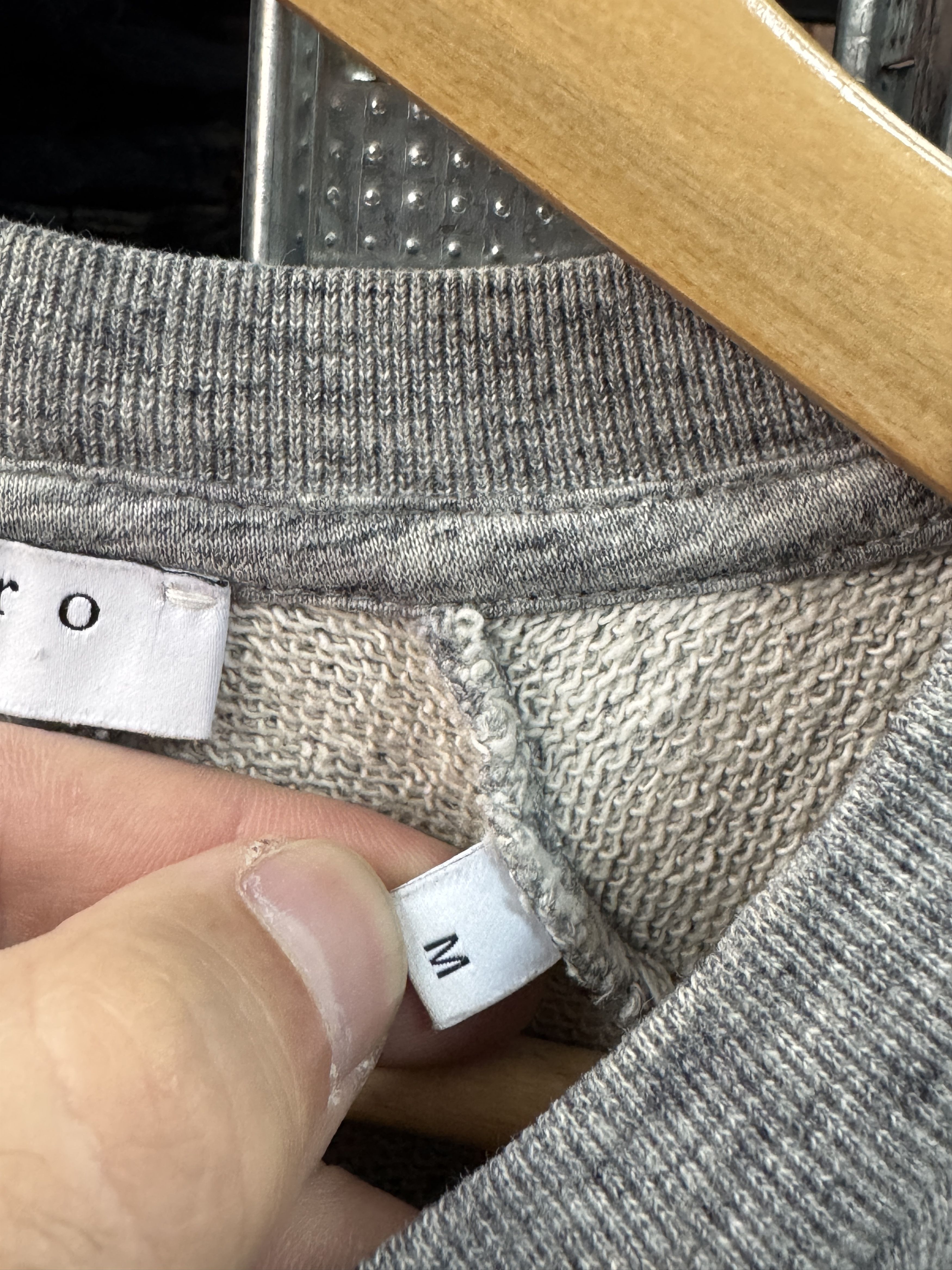 Sandro Sandro Paris Logo Gray Sweatshirt Size US M / EU 48-50 / 2 - 4 Thumbnail