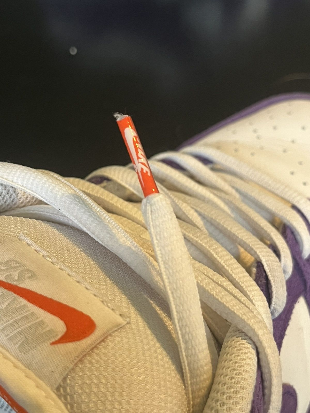 Nike Nike dunk low purple iso Size US 11.5 / EU 44-45 - 6 Thumbnail