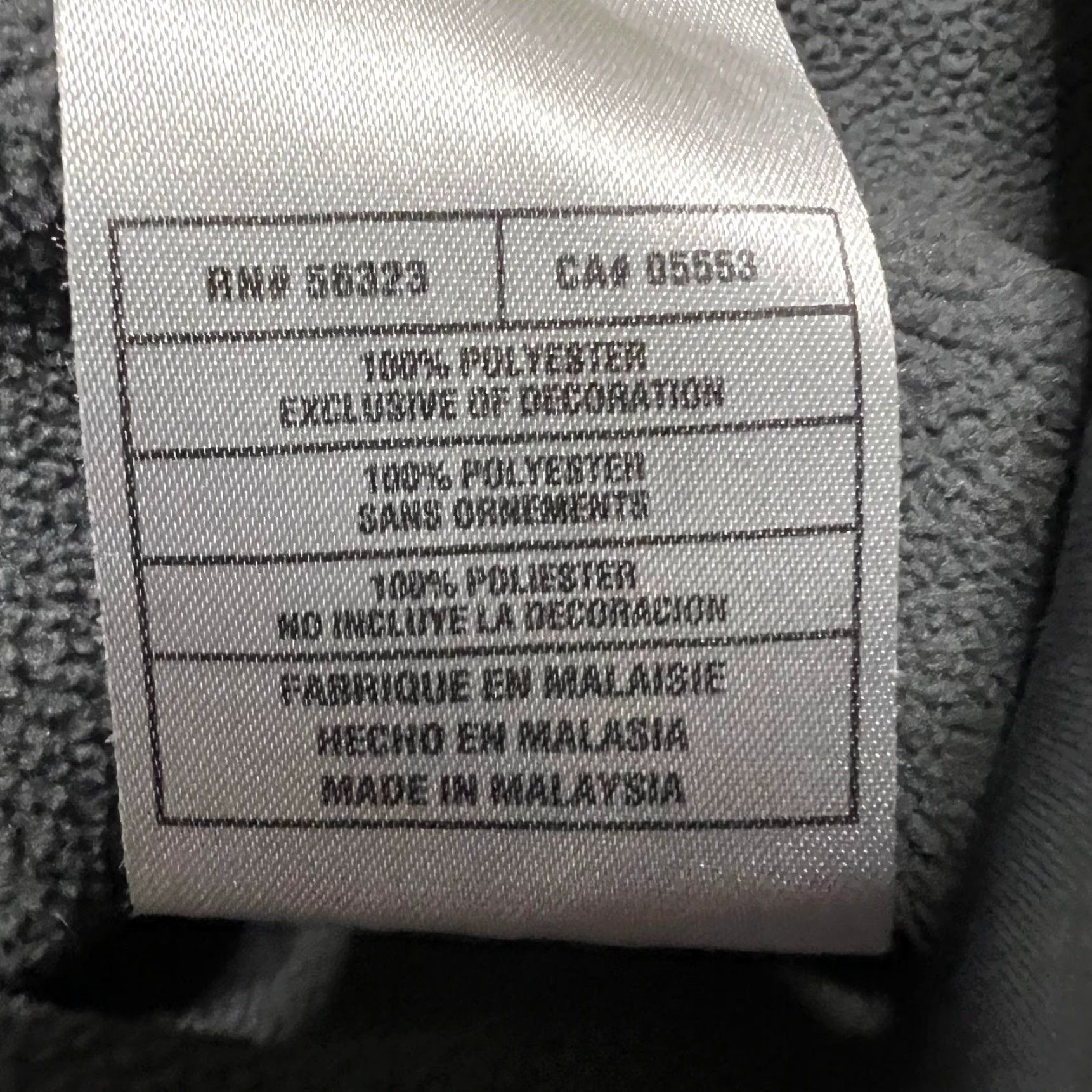 Nike Nike Hoodie Mens Large Gray Performance Center Swoosh Fleece 258635 Pullover Mens Regular Size L Black Stain Size US L / EU 52-54 / 3 - 6 Thumbnail