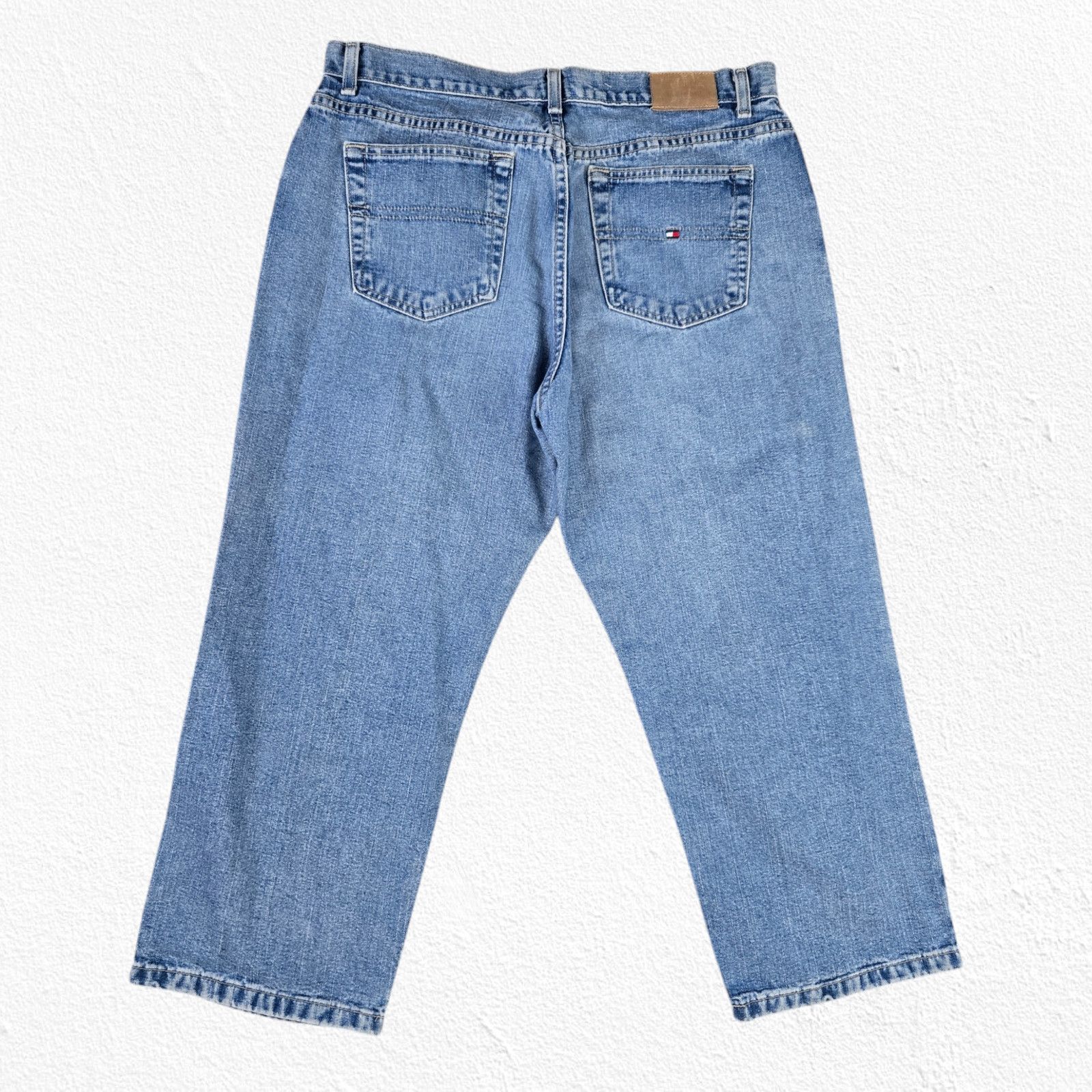 Tommy Hilfiger 90s Tommy Hilfiger Light Wash Capri Jeans Size 12 Size 34" / US 12 / IT 48 - 8 Thumbnail
