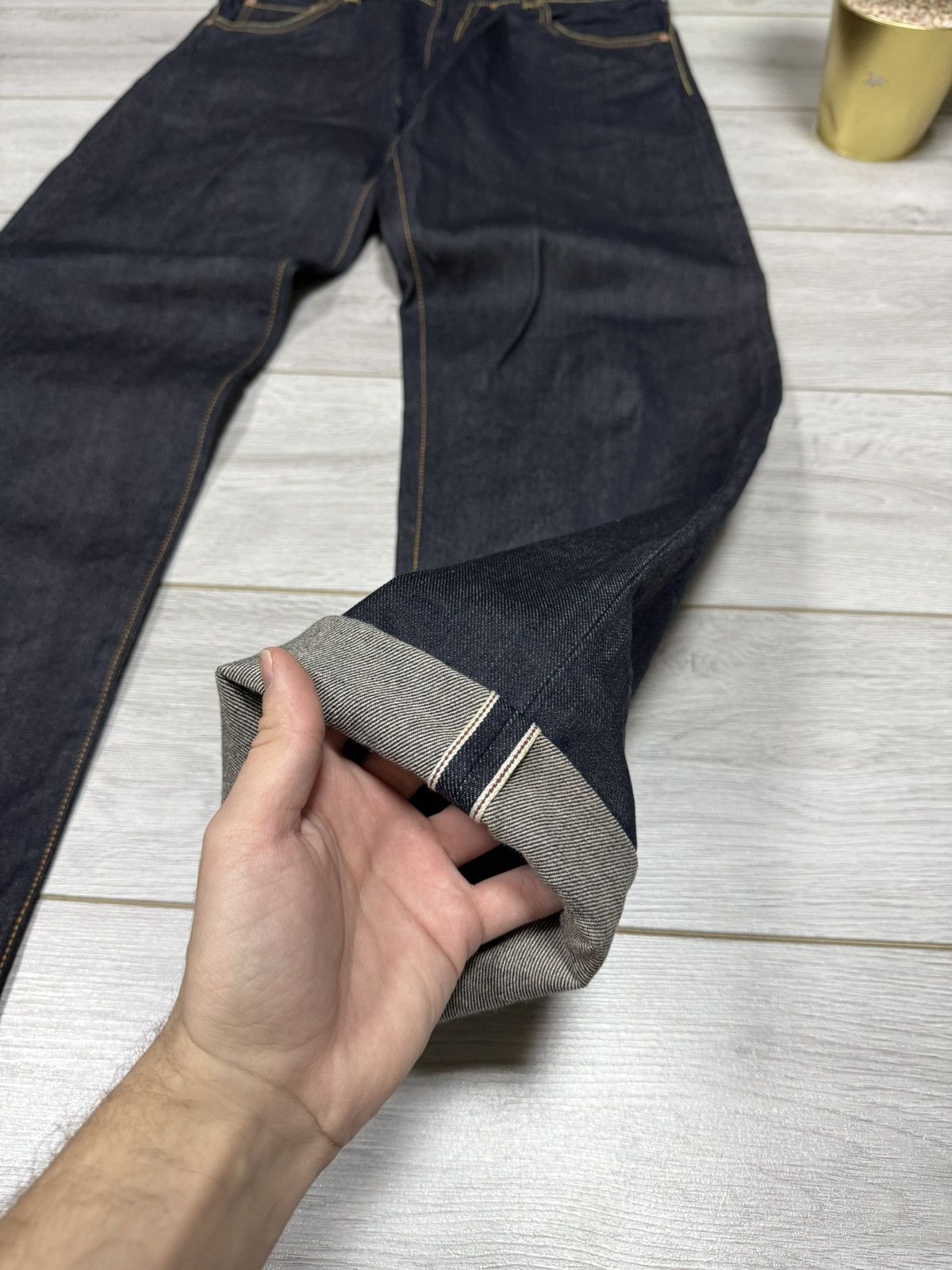 Red Monkey Red Monkey Company samurai RMC waves Japanese denim jeans Size US 36 / EU 52 - 2 Thumbnail