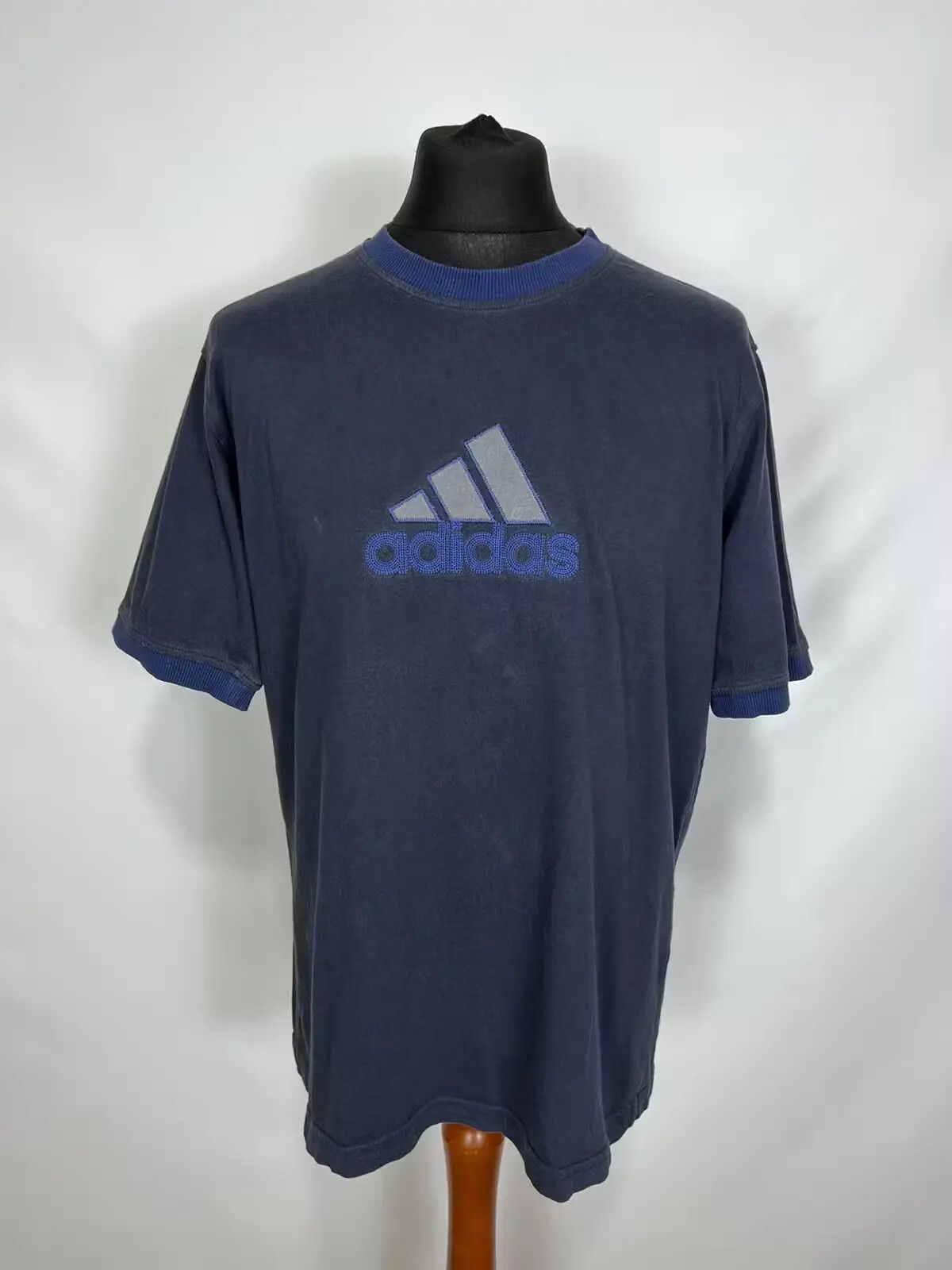Adidas × Vintage Vintage Afidas embroidered big logo tee Size US M / EU 48-50 / 2 - 1 Thumbnail