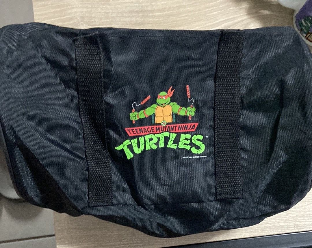 Vintage Vintage 1989 Teenage Mutant Ninja Turtles Kid’s Duffel Bag Size ONE SIZE - 1 Thumbnail