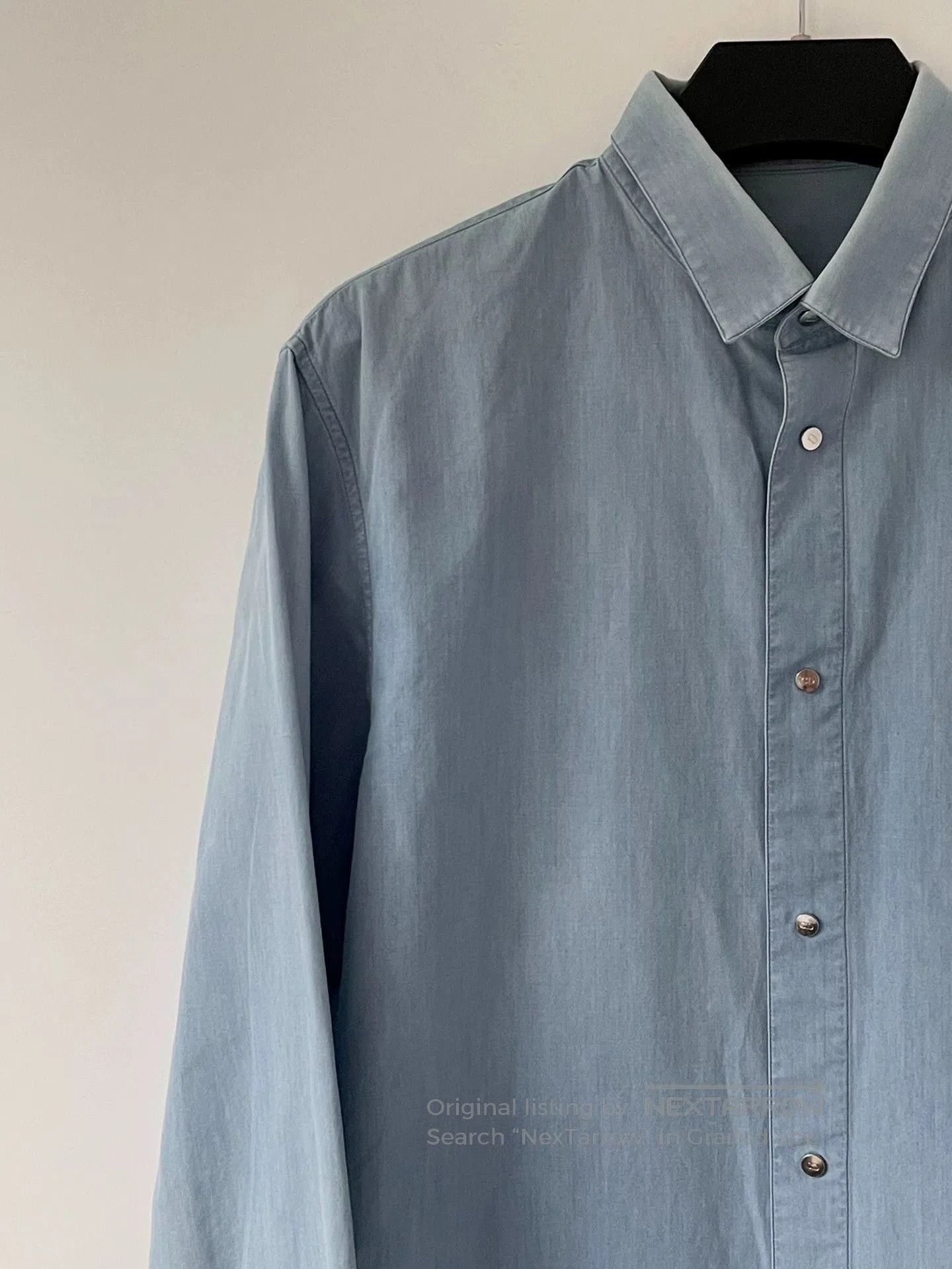 Dior Blue Long Sleeve Button. Size US S / EU 44-46 / 1 - 3 Thumbnail