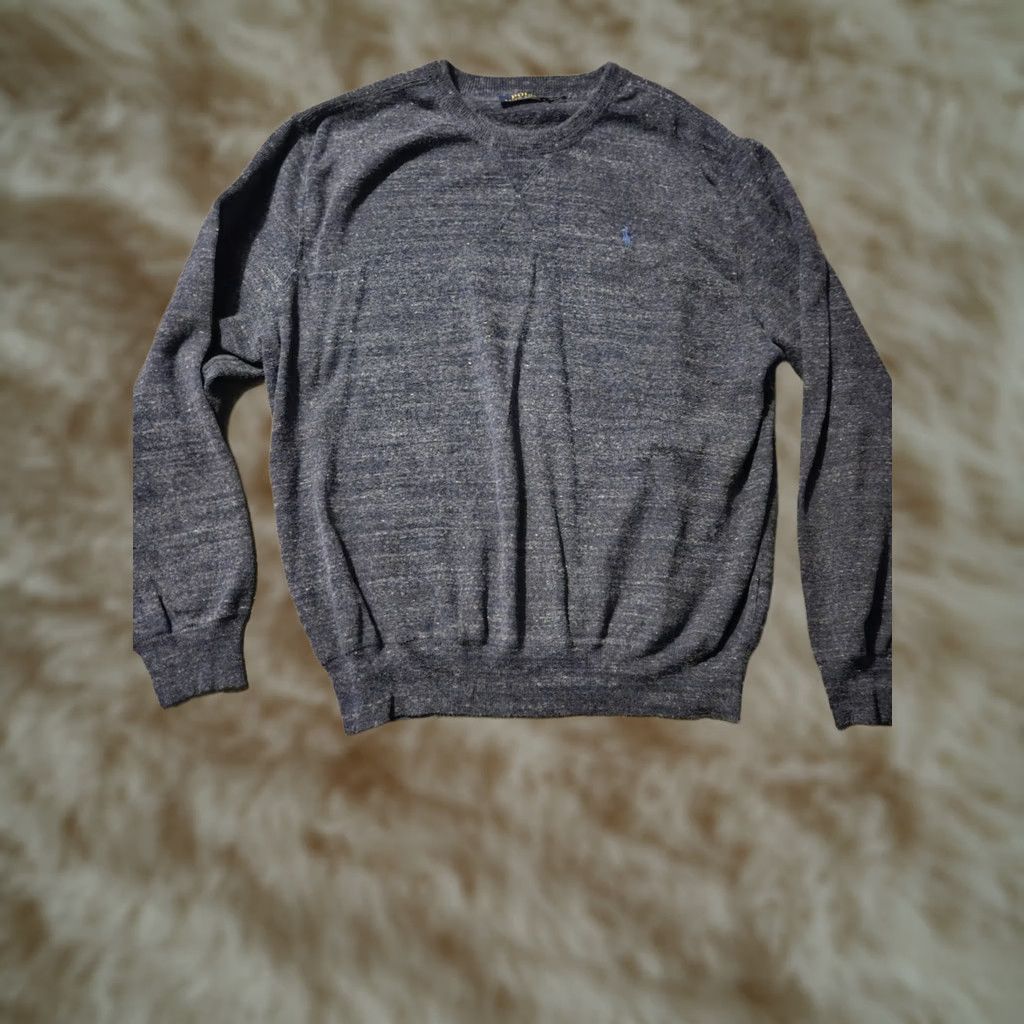 Polo Ralph Lauren Polo Ralph Lauren Sweater Men's XL Navy Blue Crew Neck Long Sleeve Preppy Size US XL / EU 56 / 4 - 1 Thumbnail