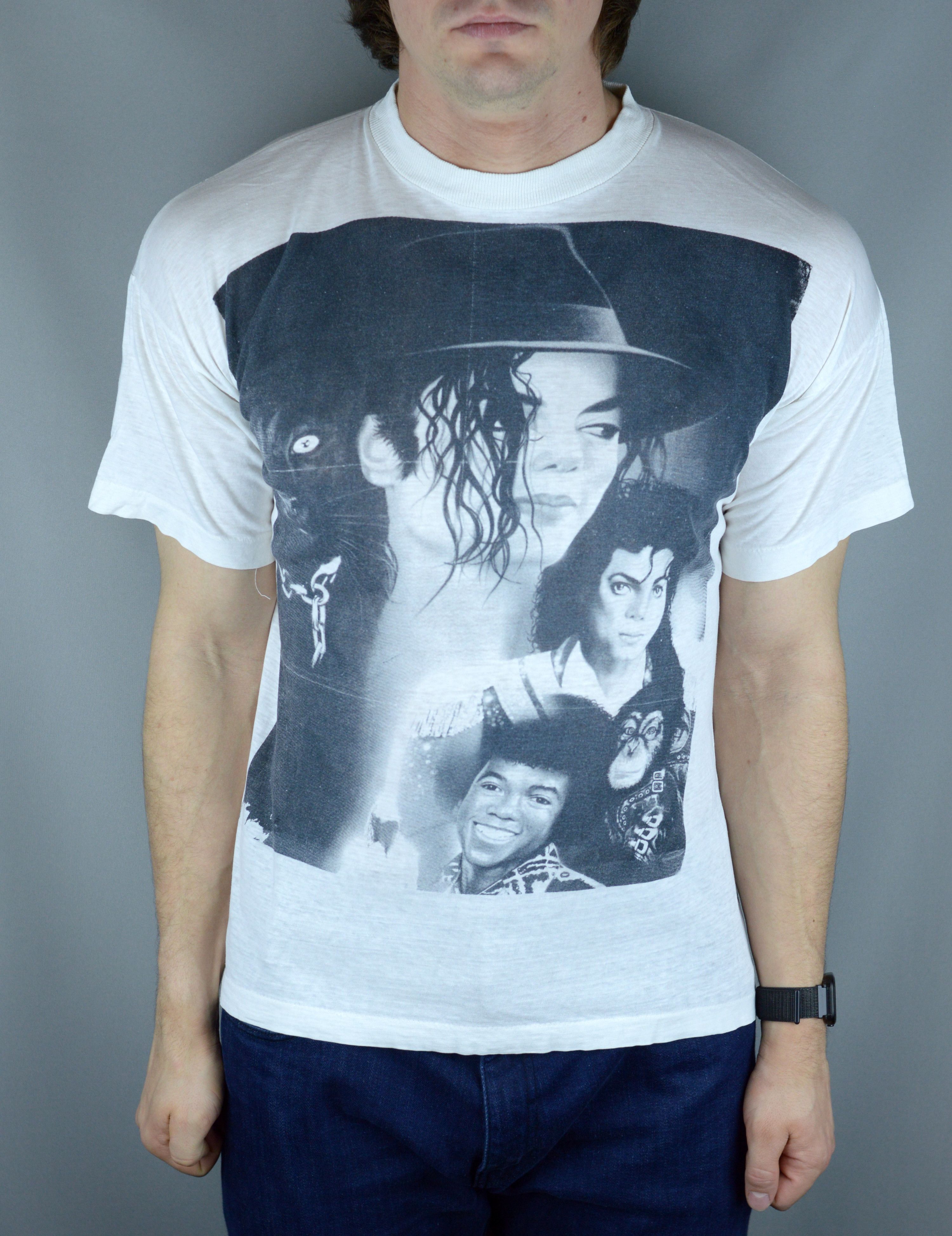 Michael Jackson × Vintage Vintage Michael Jackson 90s t shirt Size US M / EU 48-50 / 2 - 1 Thumbnail