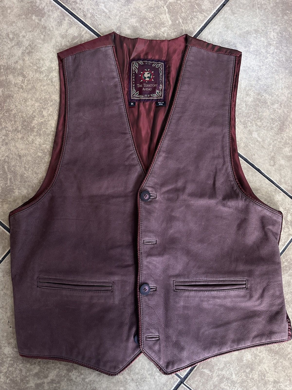 The Territory Ahead Leather vest Size US M / EU 48-50 / 2 - 1 Thumbnail