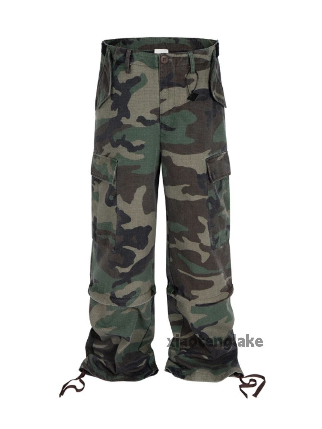 Designer × Japanese Brand × Vintage utility military outdoor tactical camo baggy cargo pants Size US 30 / EU 46 - 6 Thumbnail