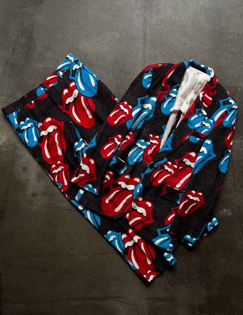 Comme des Garcons Homme Plus COMME des GARÇONS HOMME PLUS 06SS Rolling Stones Suit Set Size 42L - 2 Thumbnail