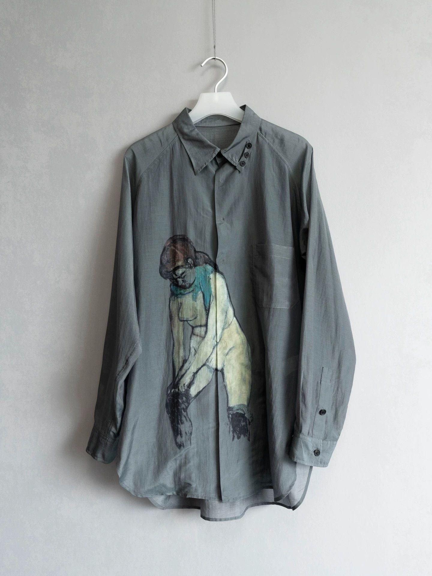 Yohji Yamamoto Yohji Yamamoto 24SS in Stockings Printed Shirt Size US M / EU 48-50 / 2 - 1 Thumbnail