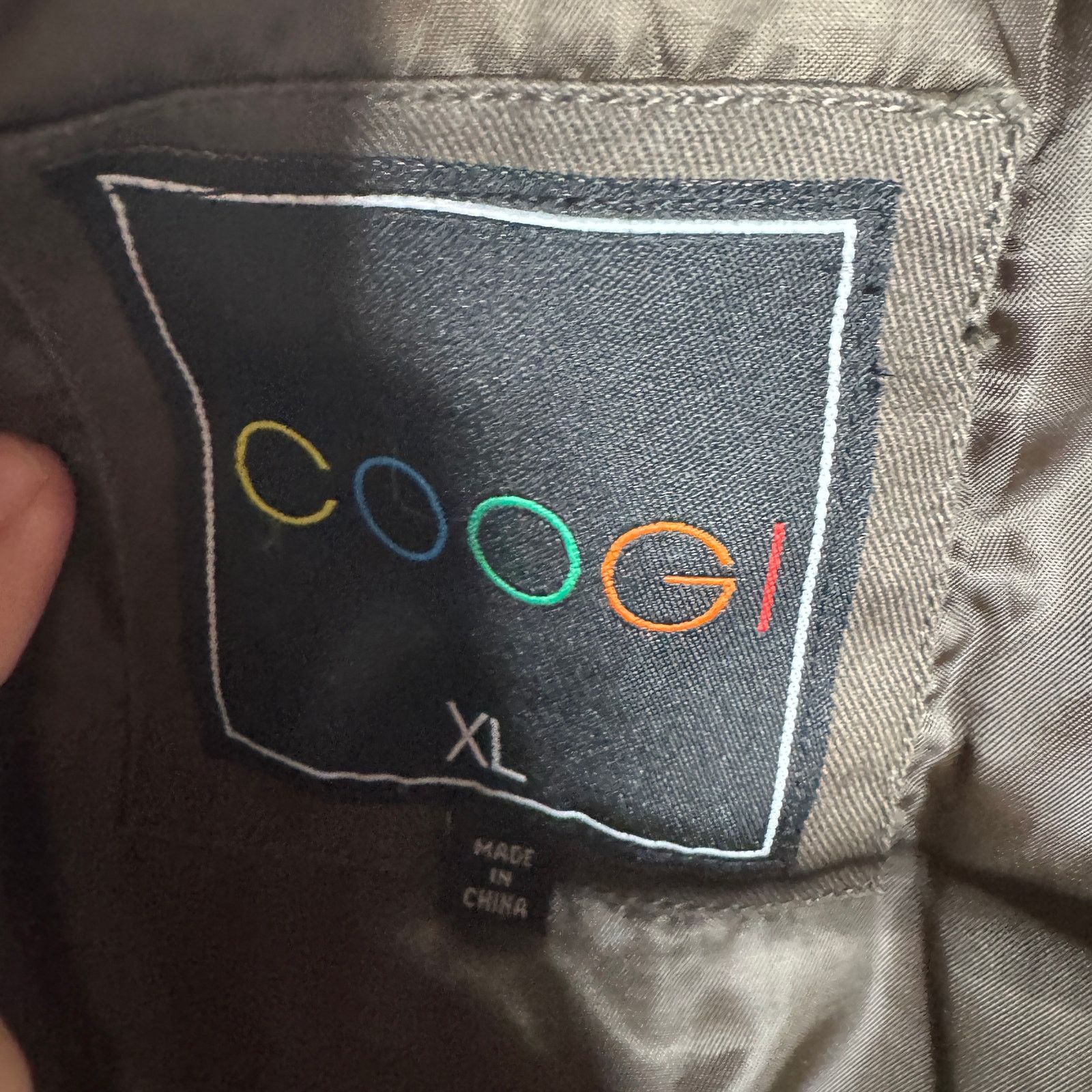 Coogi Coogi XL Brown Utility Jacket Multi Pocket Zip Herringbone Size US XL / EU 56 / 4 - 2 Thumbnail