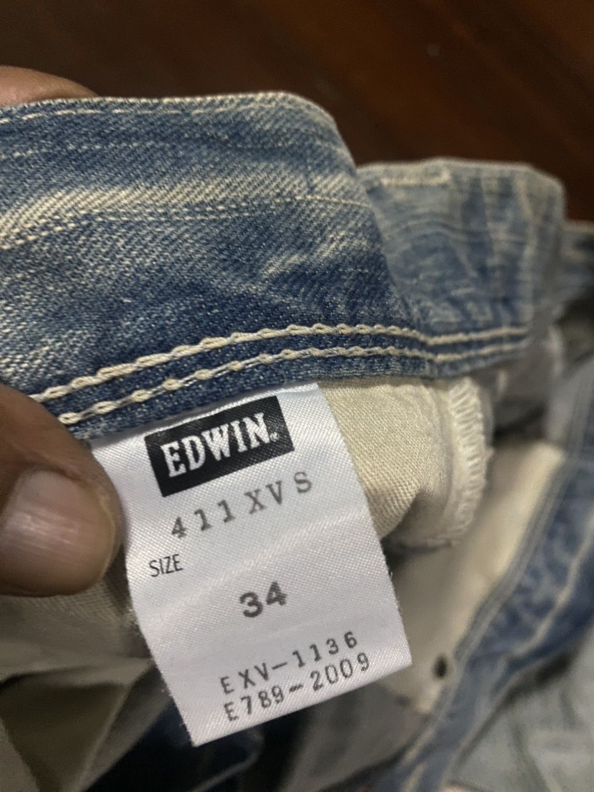 Edwin FIRE 🔥 EDWIN EXCLUSIVE VINTAGE FLARE JEANS RUSTY DISTRESSED Size US 36 / EU 52 - 22 Thumbnail