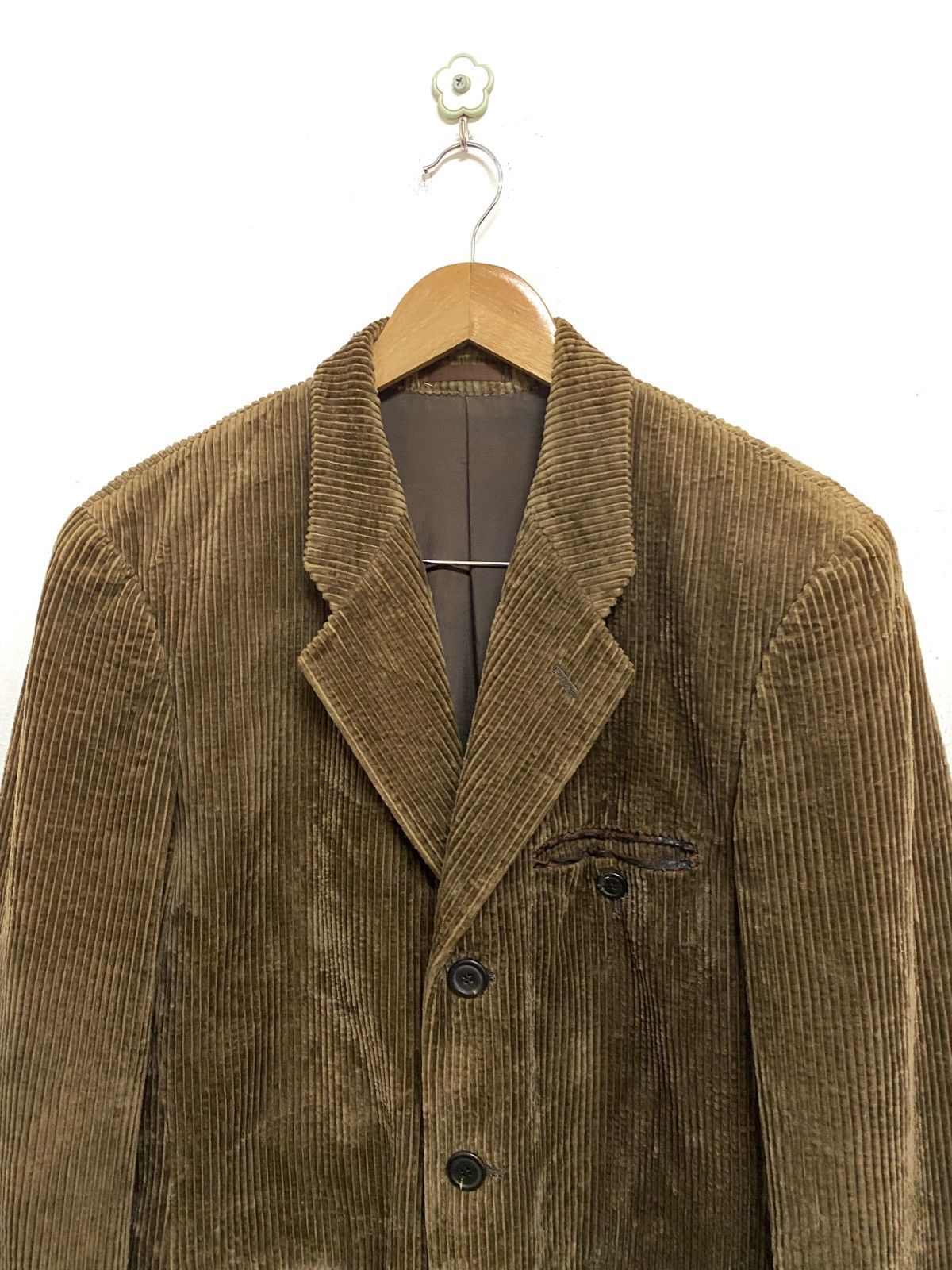 Issey Miyake × Vintage Vintage Issey Miyake Men Corduroy Blazer Coat Size US S / EU 44-46 / 1 - 3 Thumbnail