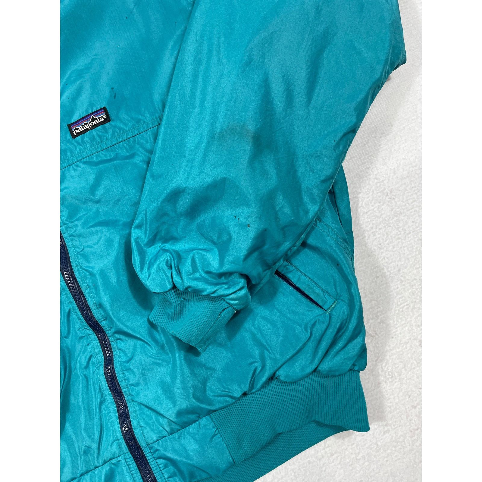 Patagonia Vintage Patagonia Blue Insulated Jacket - Women's Large Size L / US 10 / IT 46 - 4 Thumbnail