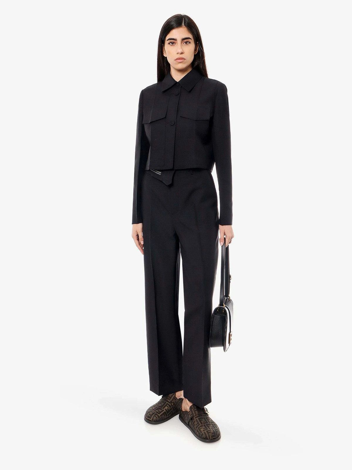 Fendi o1y0925 Jacket in Black Size M / US 6-8 / IT 42-44 - 5 Thumbnail