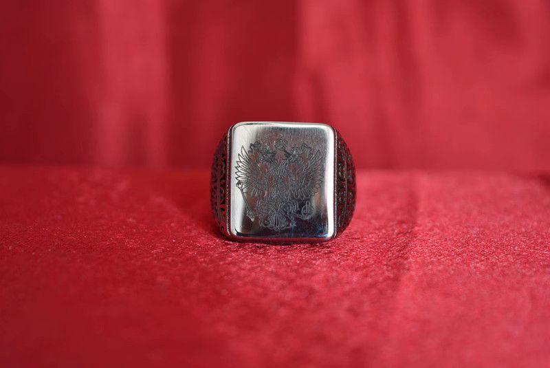 Jewelry Eagle Vintage Jewelry Rings Chrome Ring (Size 7-13) Size ONE SIZE - 6 Thumbnail