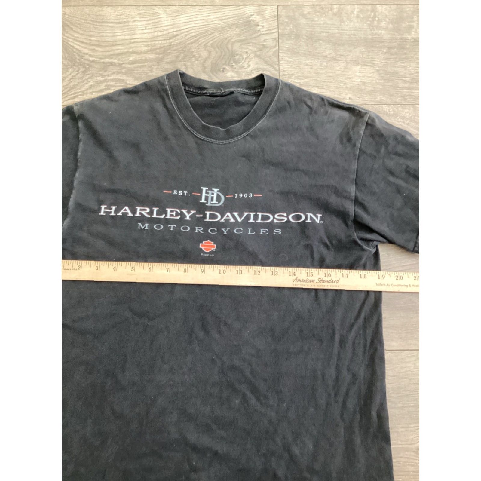 Harley Davidson VINTAGE Harley-Davidson Eagle Black Shirt Adult L Unisex 2000s Graphic Tee Mens Womens Size US L / EU 52-54 / 3 - 4 Thumbnail