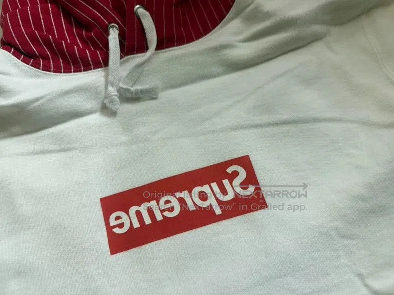 Comme des Garcons Supreme 14SS CDG Red Hoodie M. Size US M / EU 48-50 / 2 - 3 Thumbnail