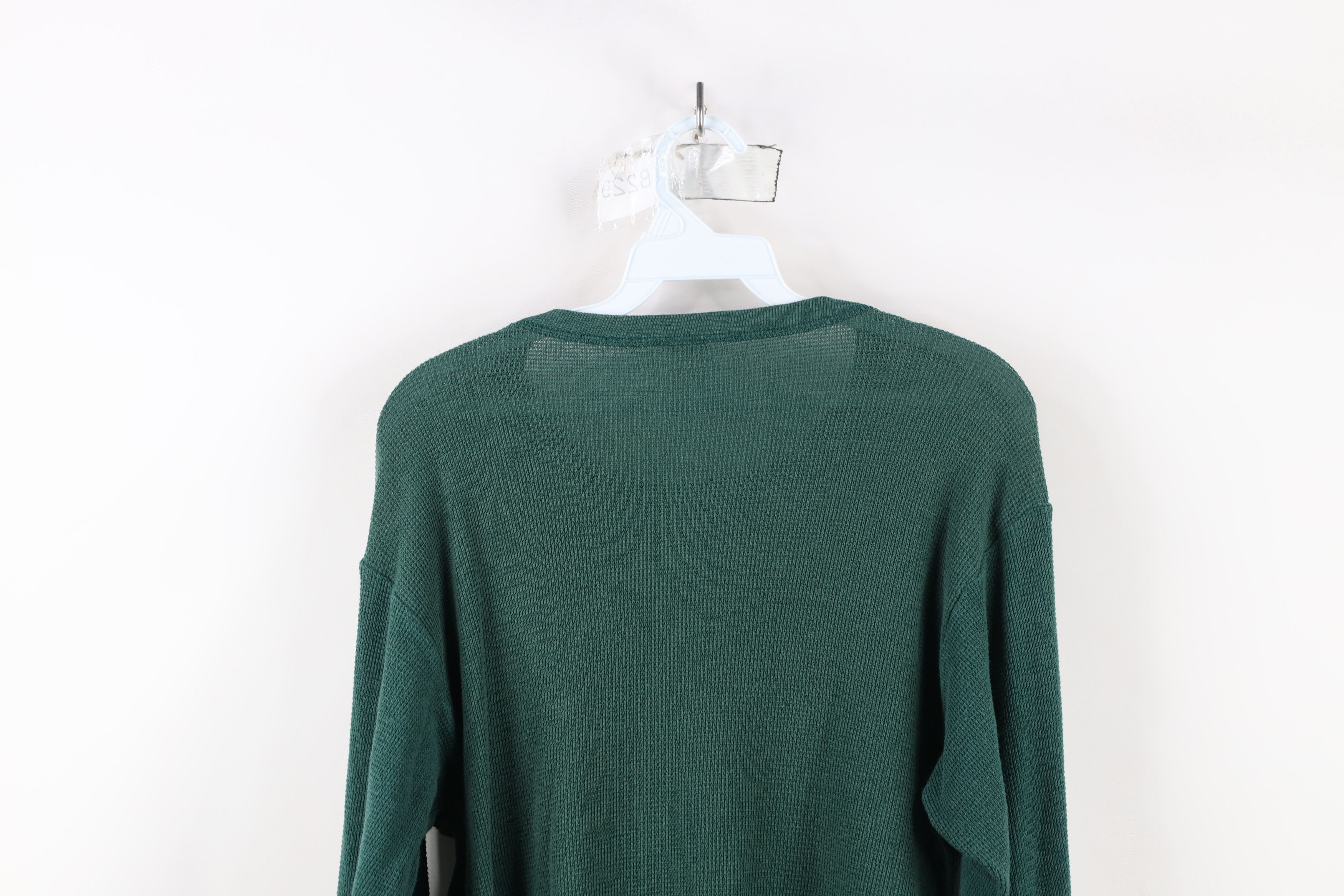 Vintage Vintage 90s Streetwear Thin Thermal Waffle Knit T-Shirt USA Size US XL / EU 56 / 4 - 11 Thumbnail