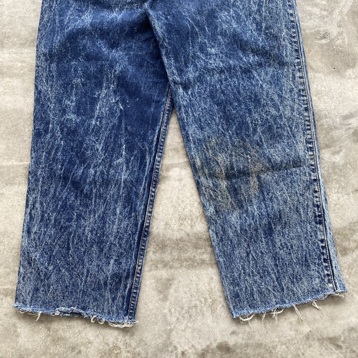 If Six Was Nine × Le Grande Bleu (L.G.B.) × Levi's Vintage 90's Levi's 501 Distressed Denim w35 Size 34" / US 12 / IT 48 - 7 Thumbnail