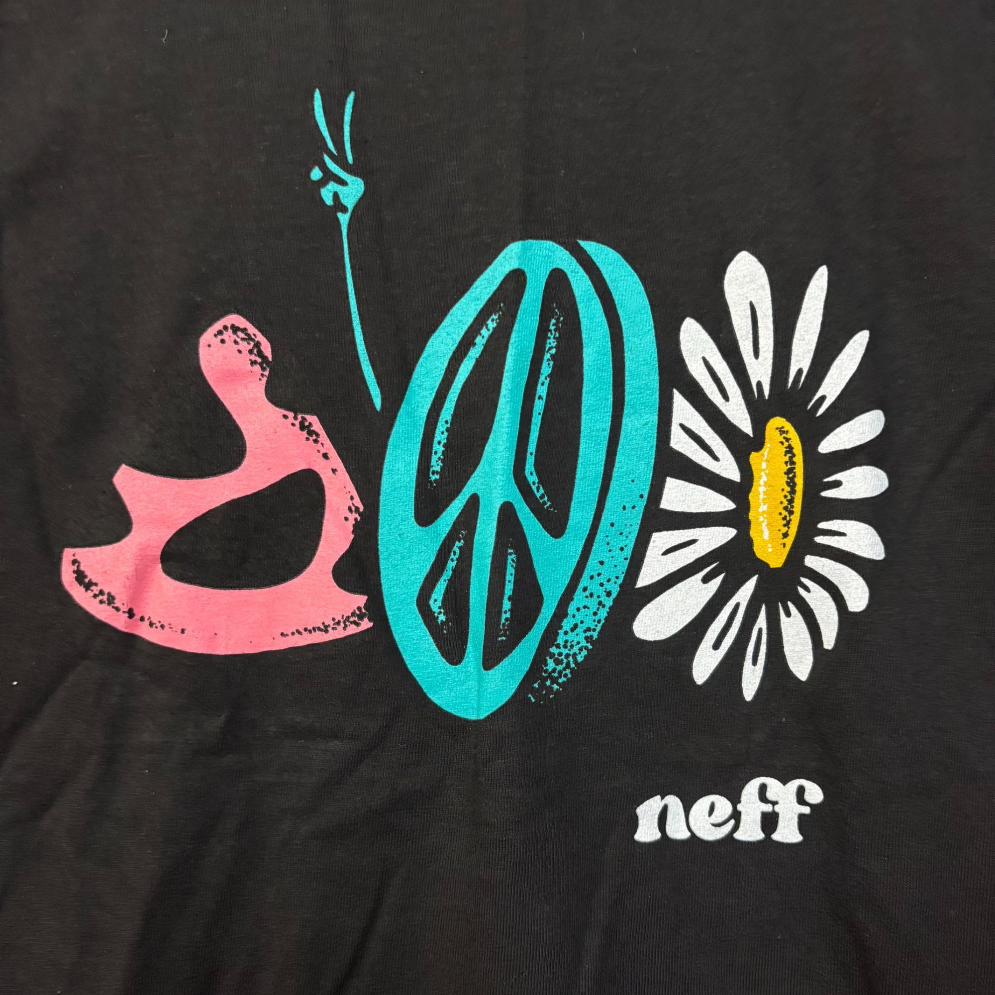 NEFF Neff Peace Sign Graphic Design T-Shirt Small Size US S / EU 44-46 / 1 - 2 Thumbnail