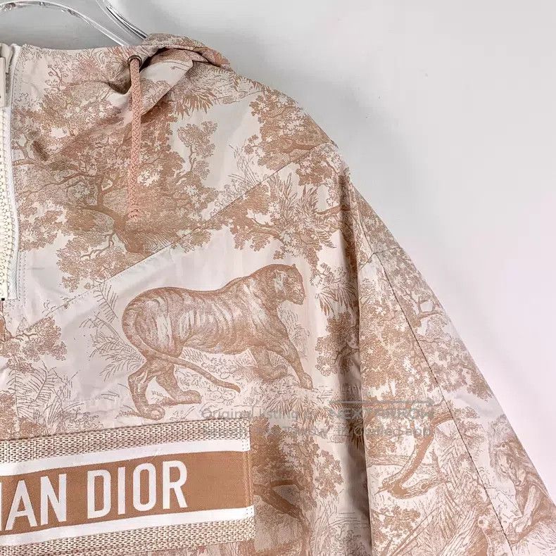 Dior Dior Color-matched animal jungle print full-print hooded d Size XS / US 0-2 / IT 36-38 - 3 Thumbnail