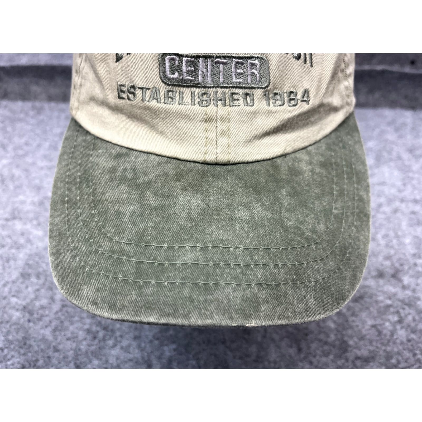 Vintage OPI Dolphin Research Center Hat Cap Strap Back Adult One Size Gray Cotton Baseball Cap Adjustable Twill Beach Outdoor Camp Men Size ONE SIZE - 3 Thumbnail