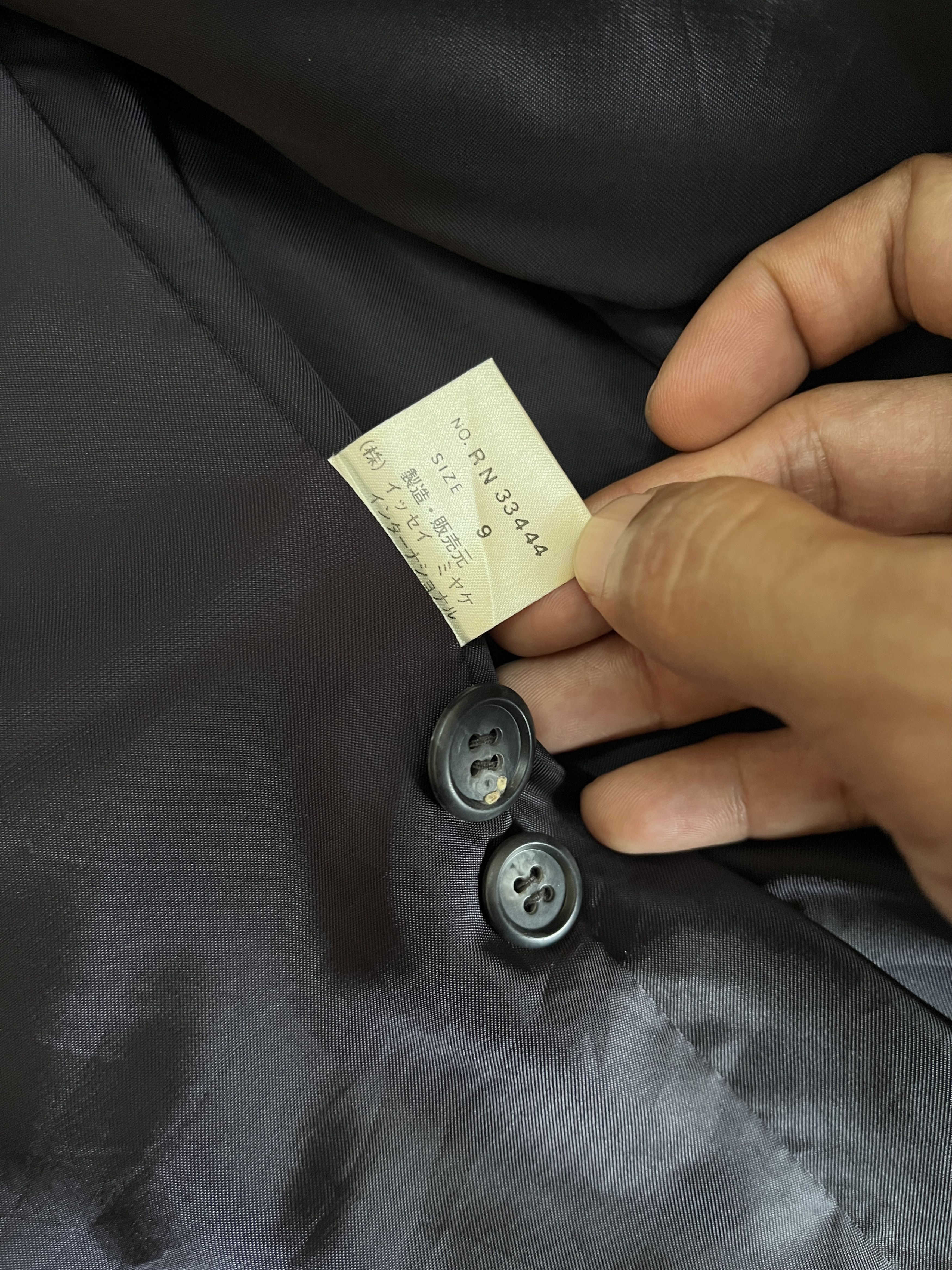 Issey Miyake Vintage 80s Issey Miyake IS Wool Jacket Size US M / EU 48-50 / 2 - 11 Thumbnail
