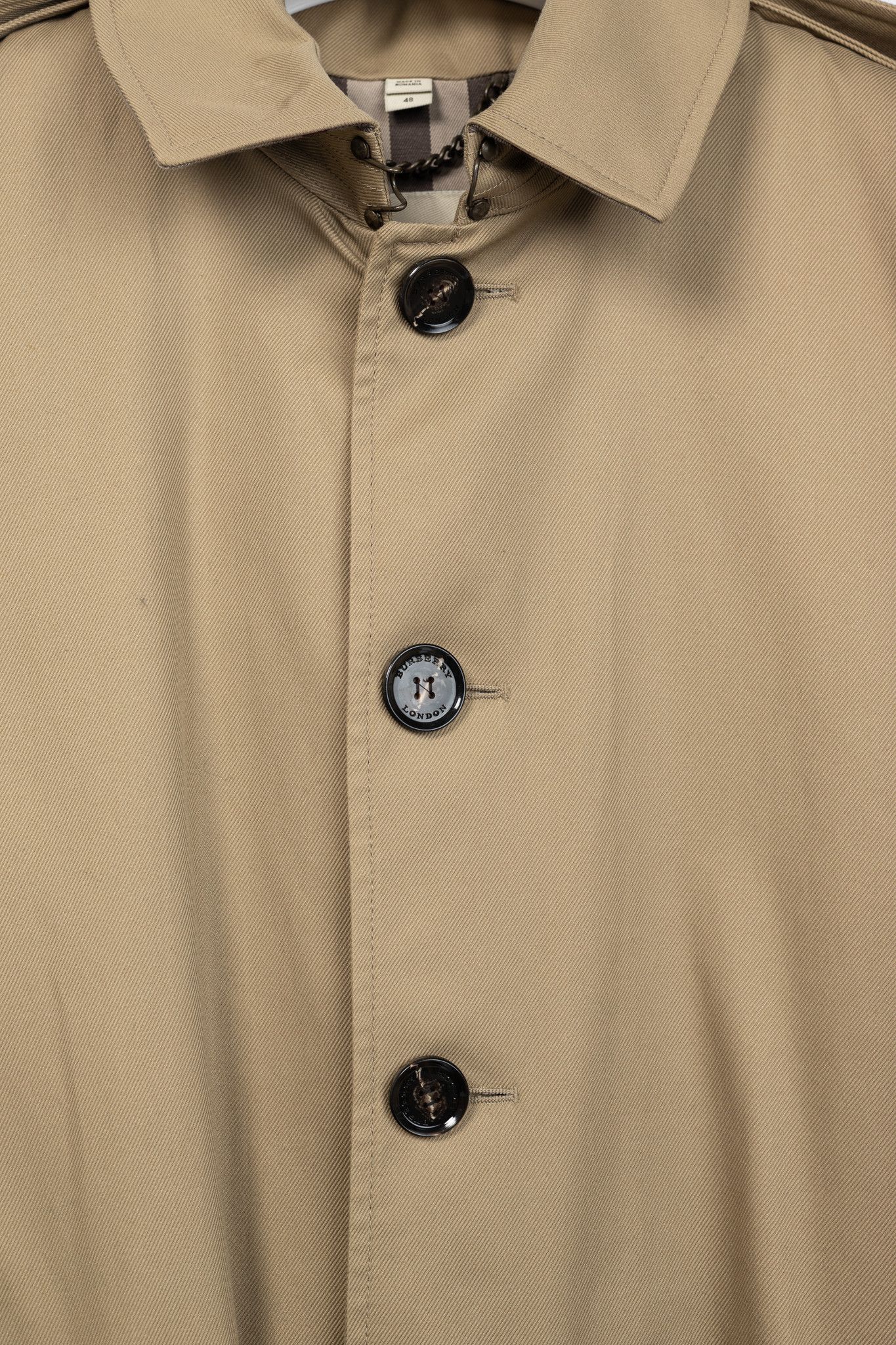 Burberry Burberry Khaki Cotton-Twill Belted Trench Coat Size US S / EU 44-46 / 1 - 9 Thumbnail