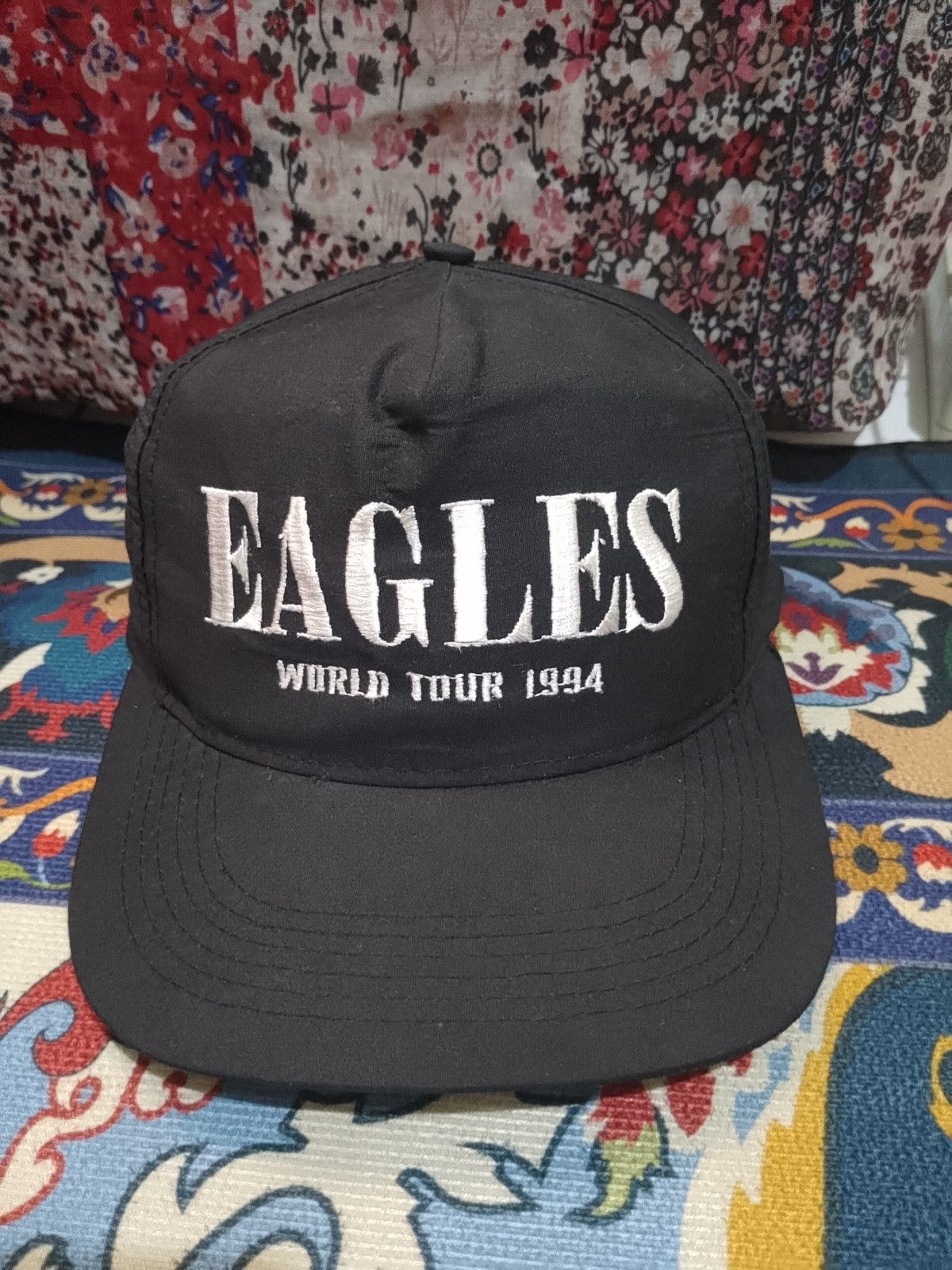 Band Tees Eagles World Tour 1994 Snapback Hat Size ONE SIZE - 1 Thumbnail