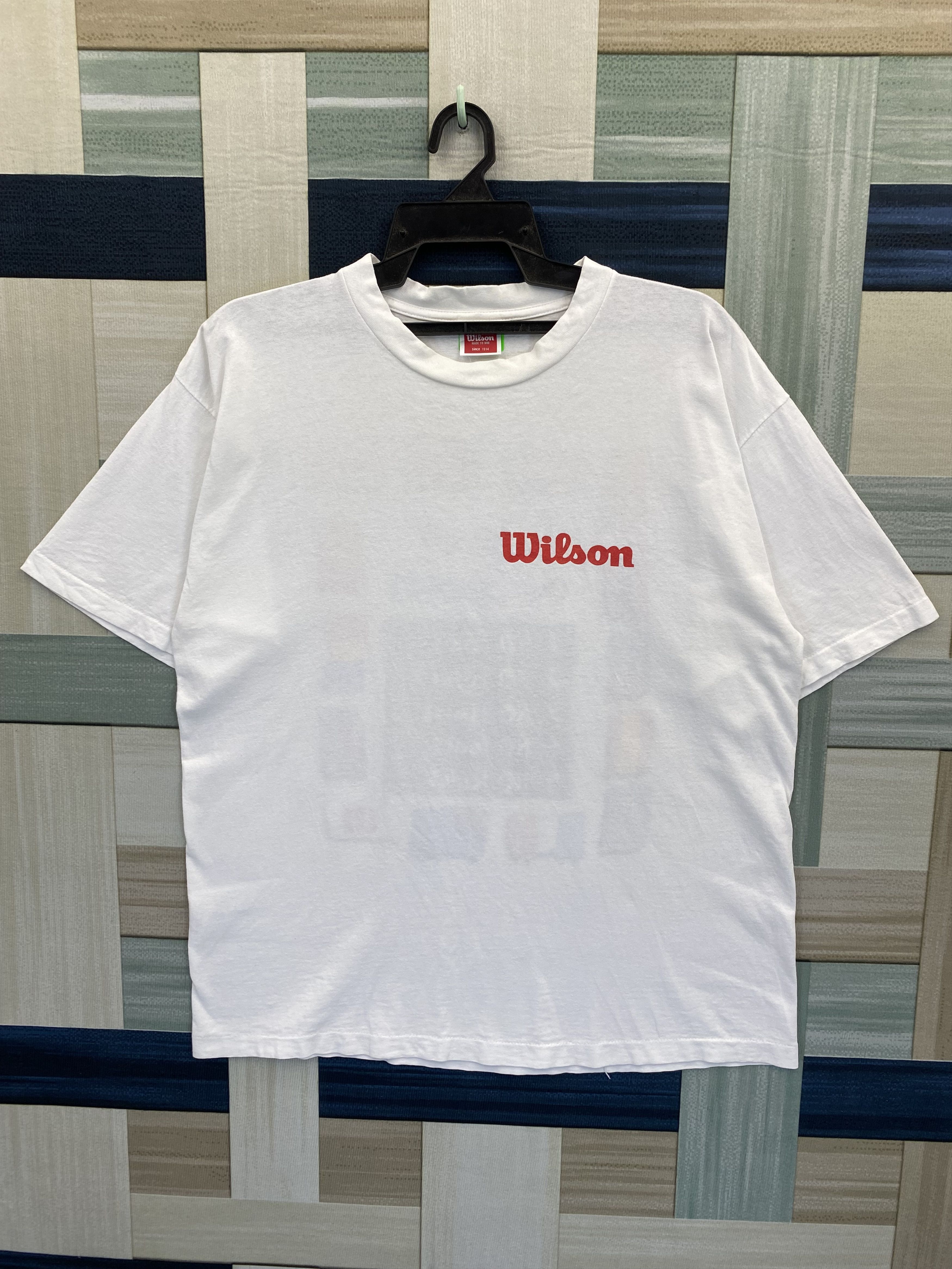 Wilson Vintage 90's Wilson Rules Of Sports Backhit T-Shirt Size US L / EU 52-54 / 3 - 2 Thumbnail