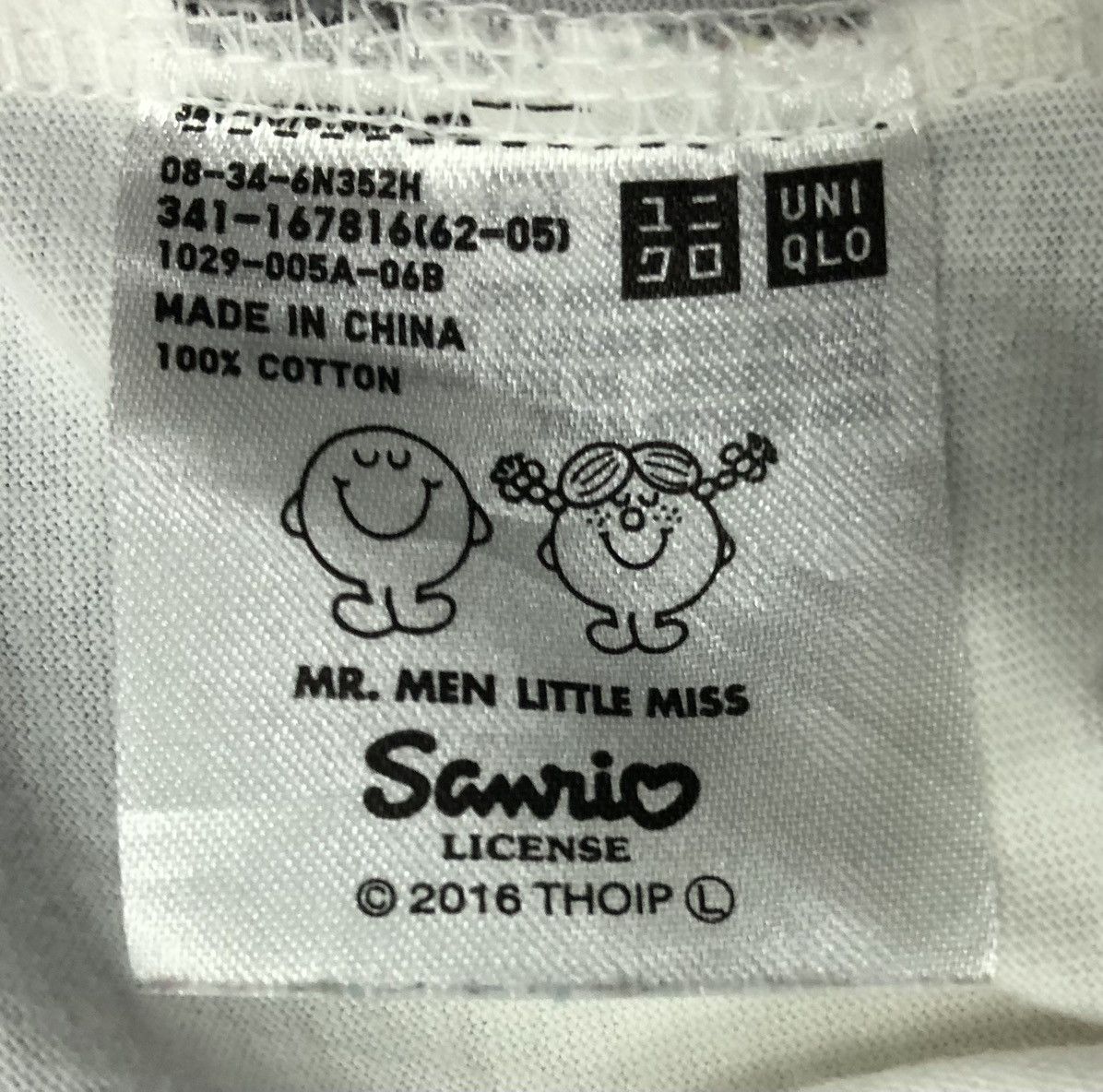 Uniqlo Uniqlo Sanrio License 2016 THOIP Mr.Men Little Miss T-Shirt Size US L / EU 52-54 / 3 - 9 Thumbnail