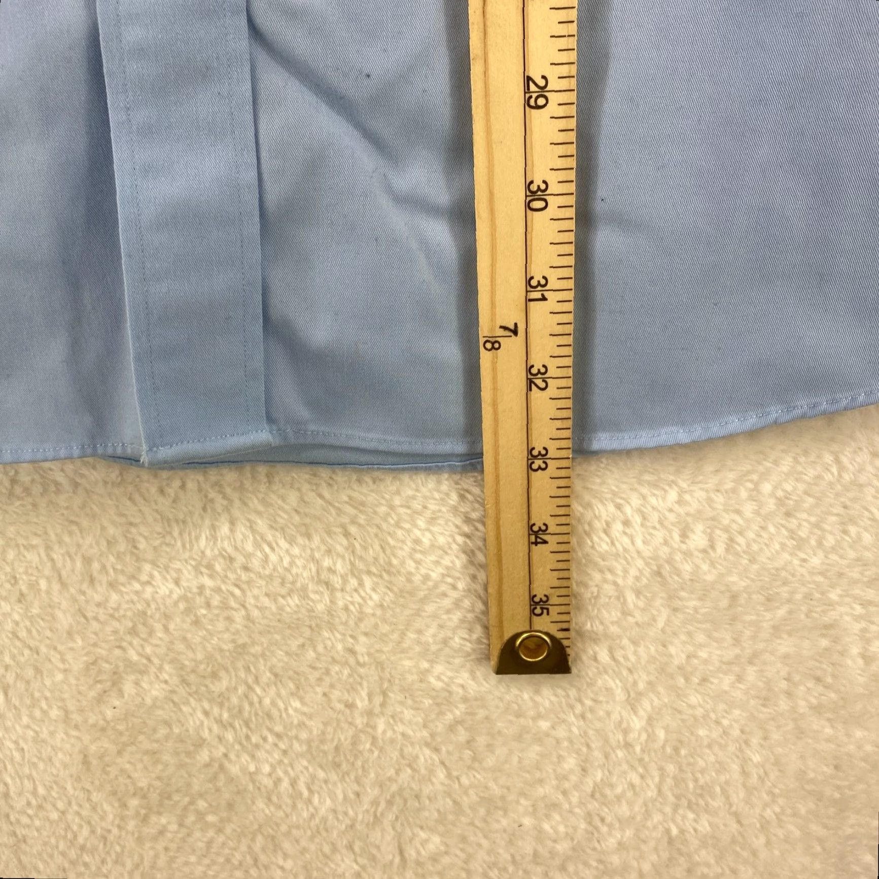 Nordstrom Nordstrom Mens XL Tall Shirt Wrinkle Free Blue Button Up Long Sleeve 100% Cotton Size US XL / EU 56 / 4 - 5 Thumbnail