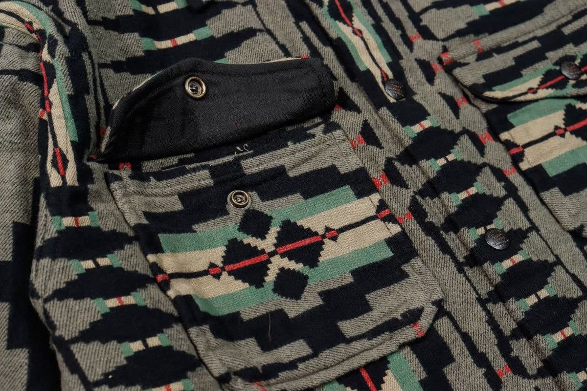 RRL Ralph Lauren RRL Cotton-Twill Jacquard Shirt Size US L / EU 52-54 / 3 - 10 Thumbnail