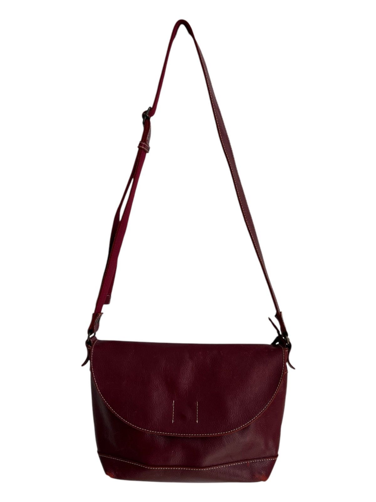 Comme des Garcons 🇯🇵 Craft LILY Genuine Leather Crossbody Messenger Bag Size ONE SIZE - 5 Thumbnail