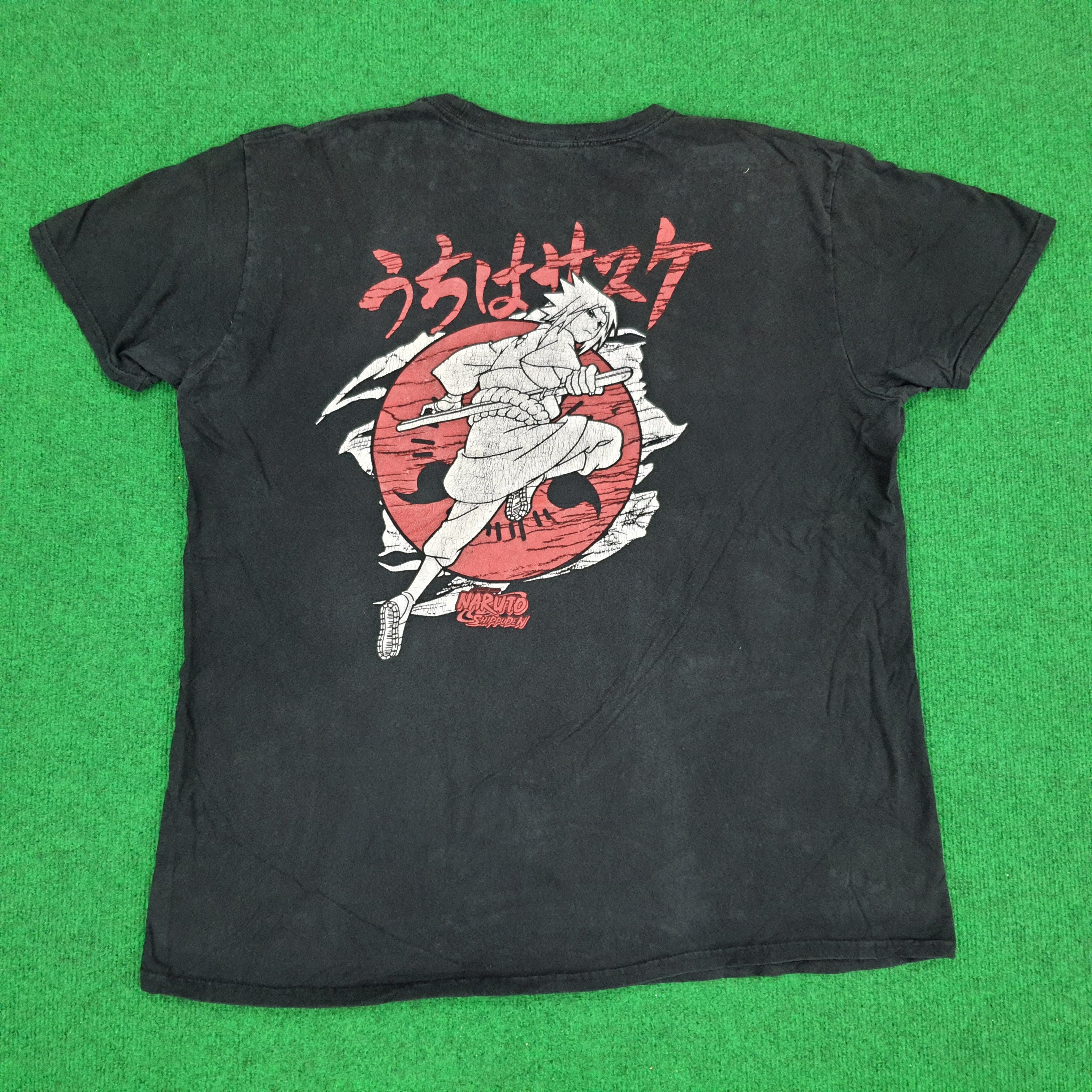 Vintage Vintage Anime Naruto Shippuden Uchiha Sasuke T-shirt Size US XXL / EU 58 / 5 - 1 Thumbnail
