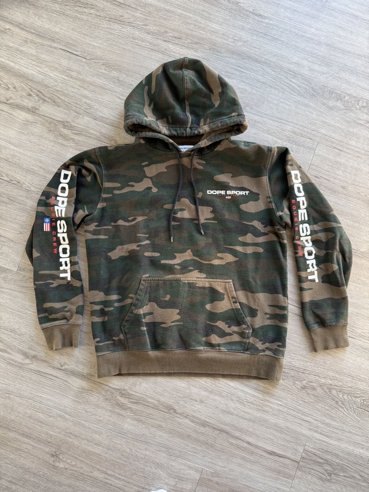 Vintage Dope Sport Camo Hoodie Size US M / EU 48-50 / 2 - 1 Thumbnail