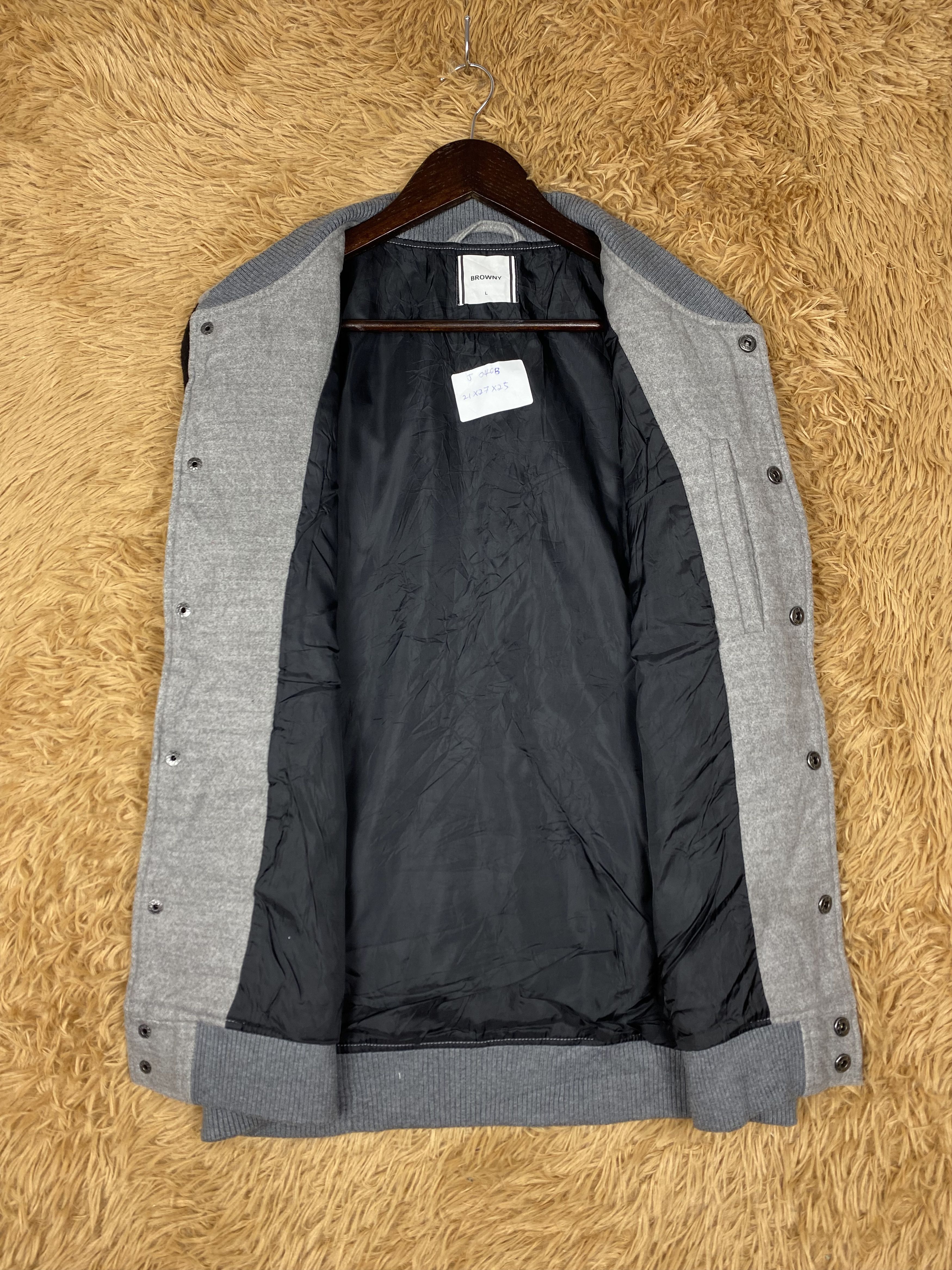 Japanese Brand Vintage Browny Varsity Jacket DJ0468 Size US L / EU 52-54 / 3 - 6 Thumbnail