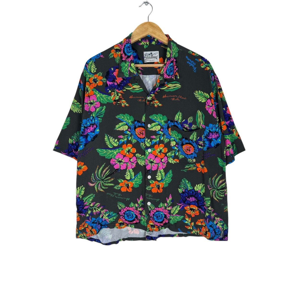 Sun Surf ☀️RODEO CROWNS FLORAL RAYON HAWAII SHIRT Size US L / EU 52-54 / 3 - 1 Thumbnail