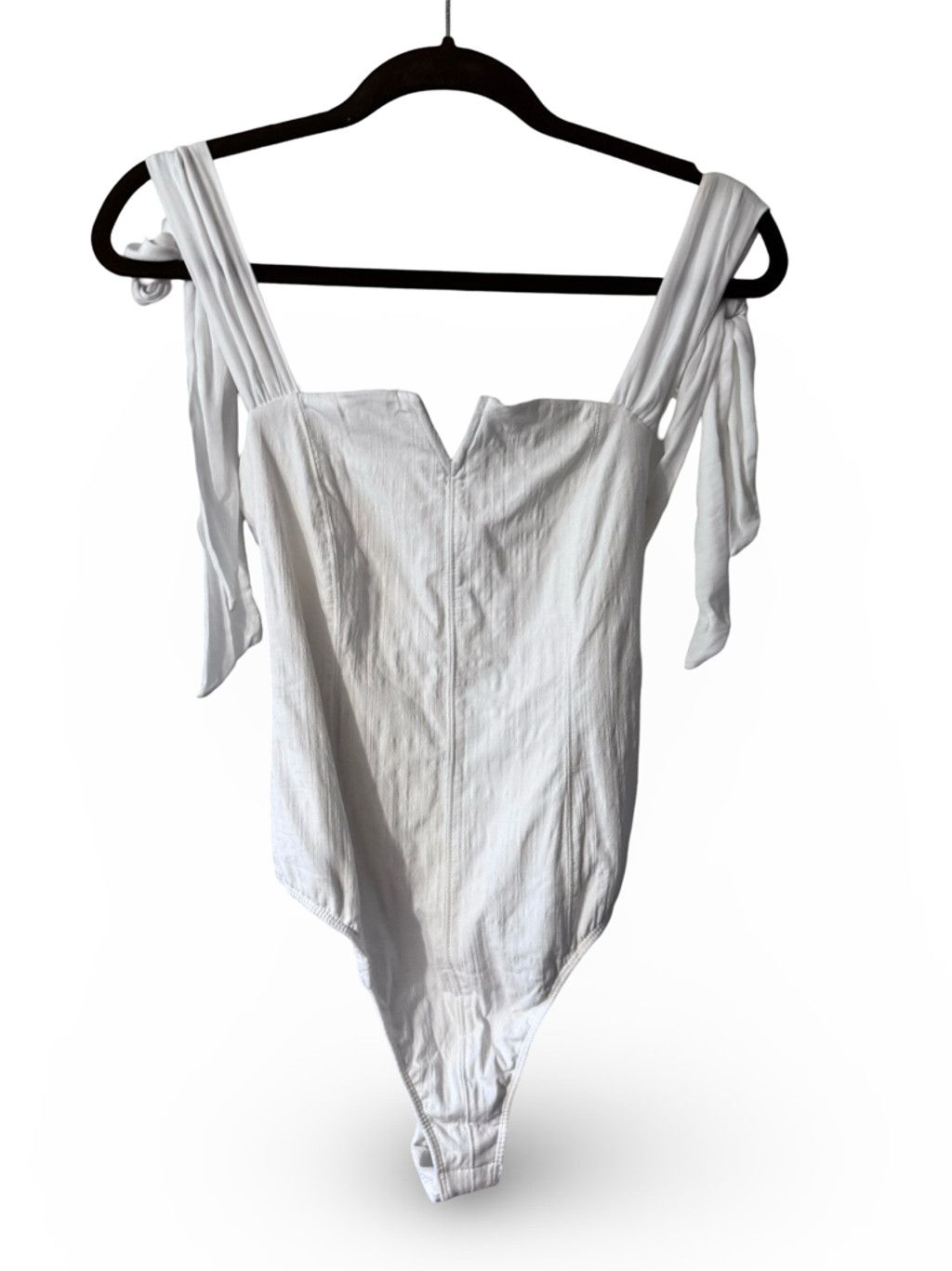 Free People Intimately Free People White Corset Tie-Strap Bodysuit Small Size S / US 4 / IT 40 - 4 Thumbnail