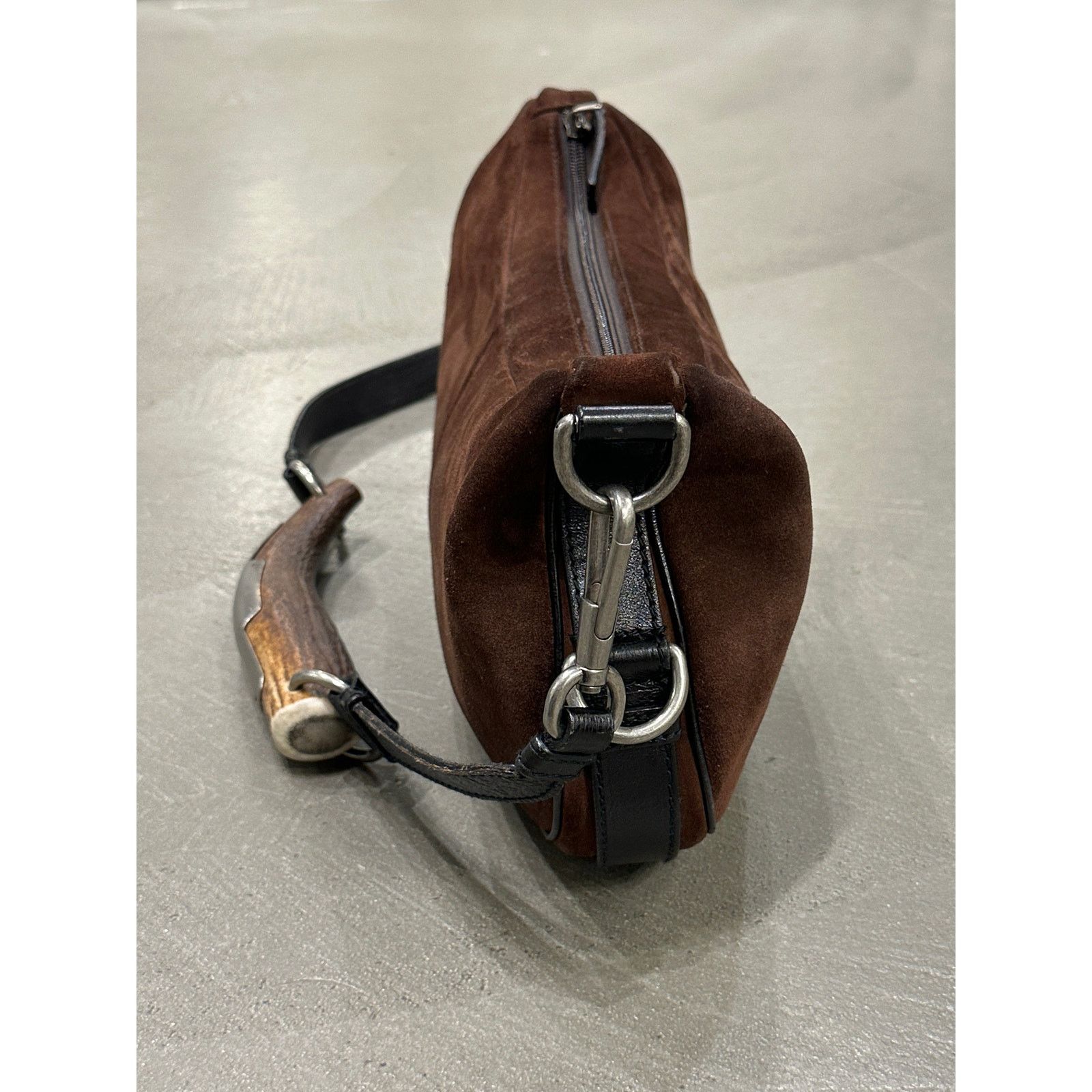 Yves Saint Laurent A/W2002 Yves Saint Laurent Mombasa suede bag Size ONE SIZE - 6 Thumbnail