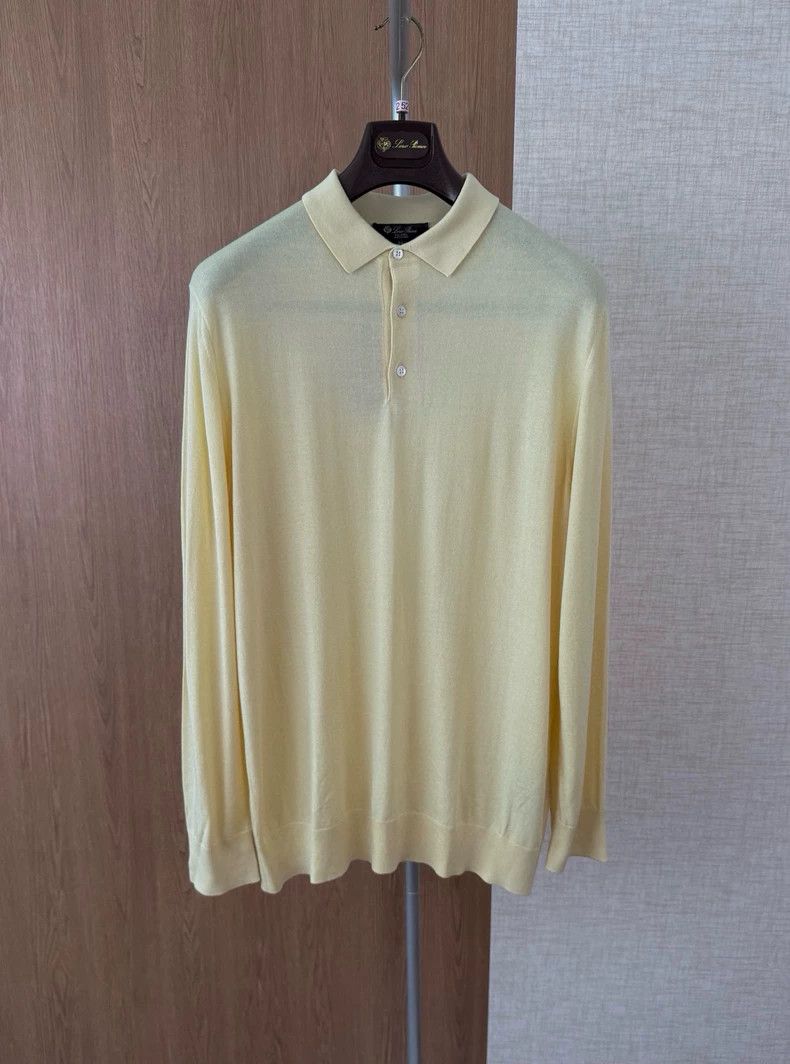 LORO PIANA Pure Vicuna llama wool polo
