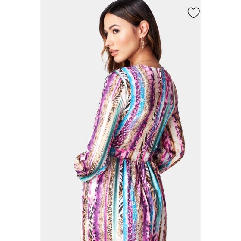 Bebe Bebe Deep Plunging Maxi with Concealed Shorts, S Size S / US 4 / IT 40 - 2 Thumbnail