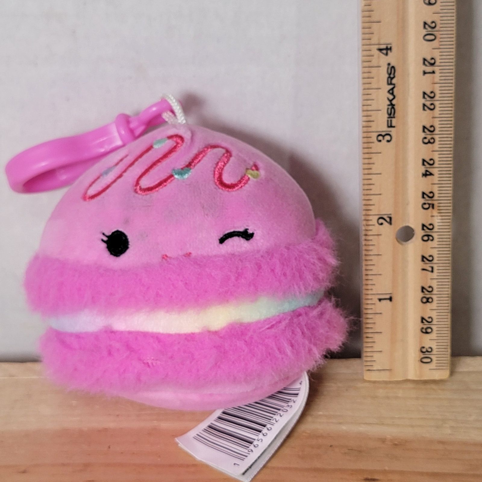 Other Squishmallows Middy the Macaron Pink Plush Clip Size ONE SIZE - 4 Thumbnail