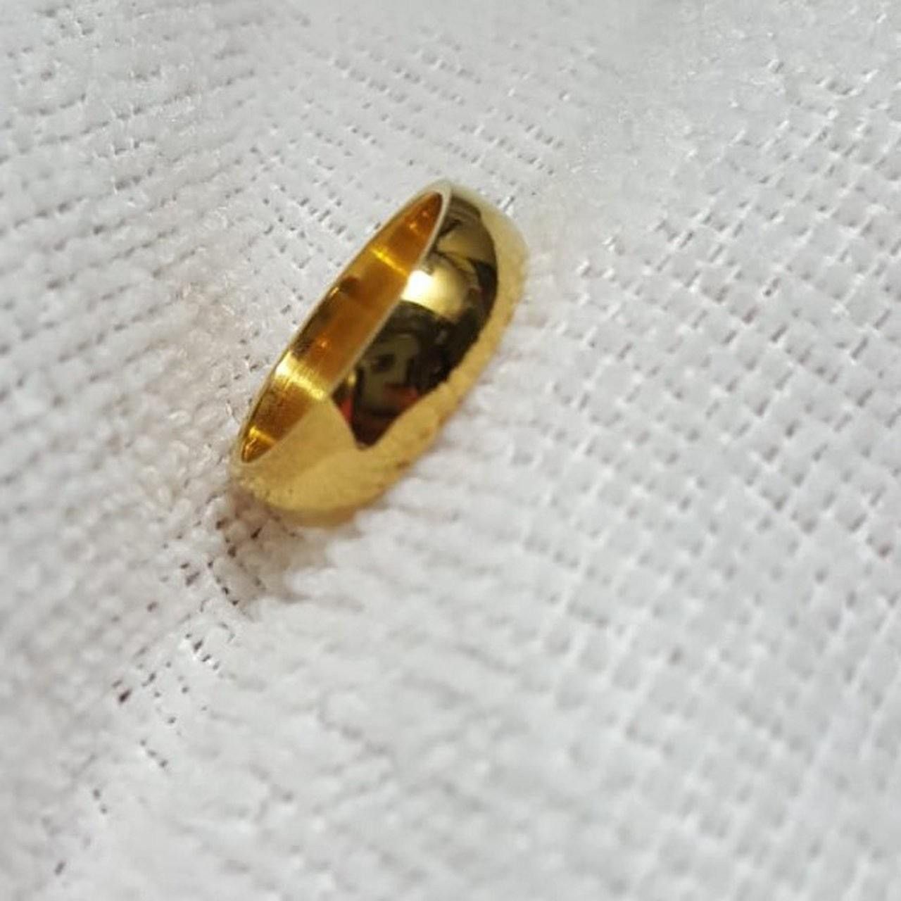 Jewelry Gold Plated Cool Besic Ring Size - 9- RGN-429 Size ONE SIZE - 4 Thumbnail