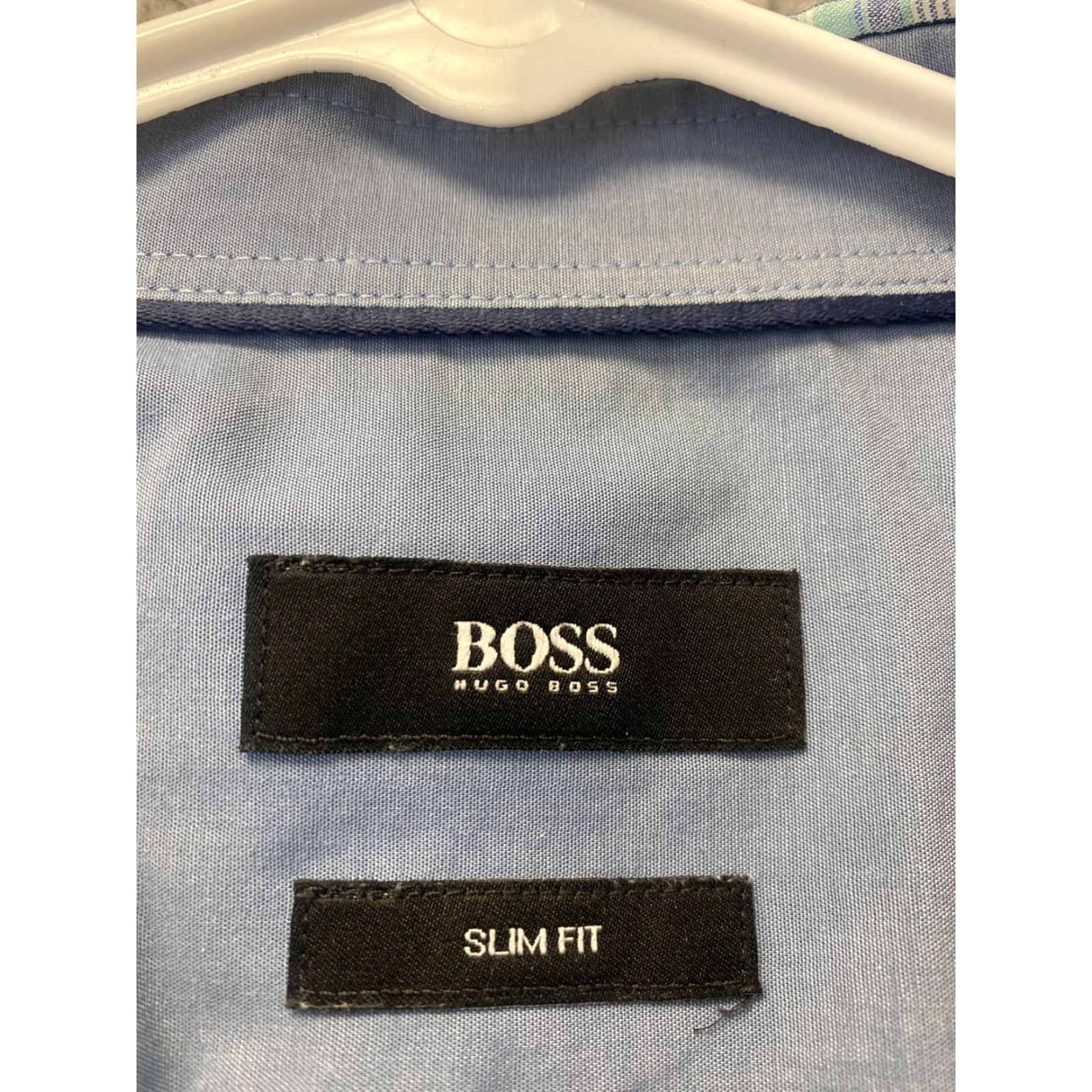 Hugo Boss HUGO BOSS Aqua Plaid Short Sleeve Button-Up Shirt XL Lightweight Men’s Size US XL / EU 56 / 4 - 4 Thumbnail