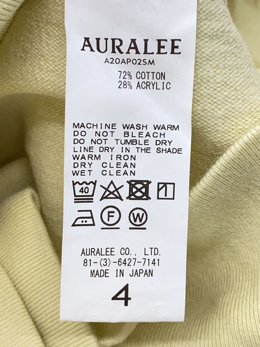 Auralee Yellow Cotton J Stain On Neck Size US XL / EU 56 / 4 - 5 Thumbnail