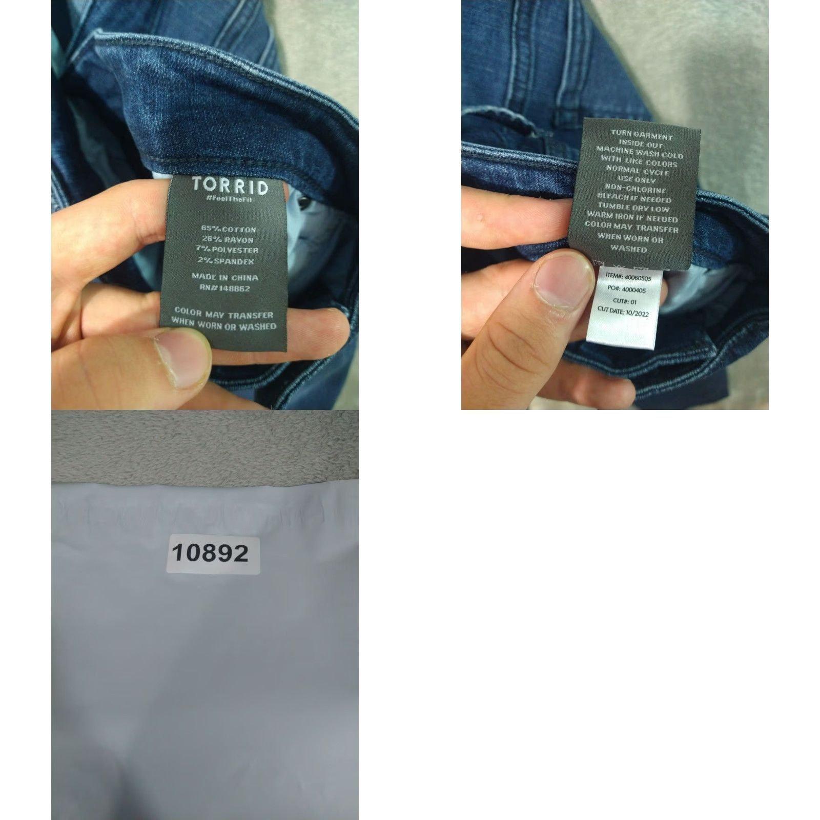Torrid Torrid Jeans 20R Womens Blue Perfect Skinny Ankle Stretch Mid Rise Dark Wash Size 42" / US 20 - 8 Thumbnail