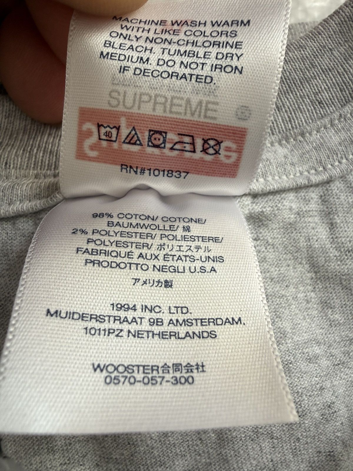 Supreme Supreme Pinline Tee SS24 NWT Size US XL / EU 56 / 4 - 6 Thumbnail