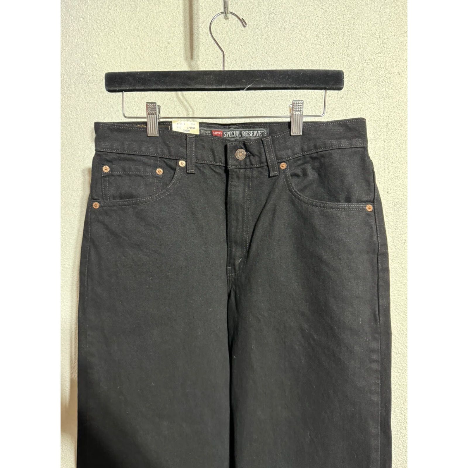 Levi's VINTAGE Levi's 515 Jeans 32W 36L Black Relaxed Fit 90s Kanye Mens Jeans 5-Pocket Straight 1997 USA Size US 32 / EU 48 - 7 Thumbnail
